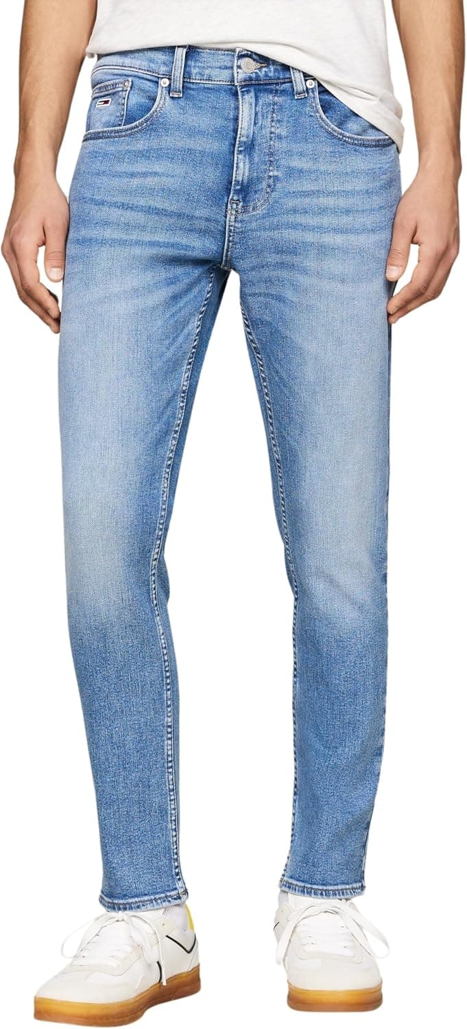 شلوار جین مردانه Tommy Jeans مدل AUSTIN SLIM CH0237 شلوار جین مردانه Tommy Jeans مدل AUSTIN SLIM CH0237