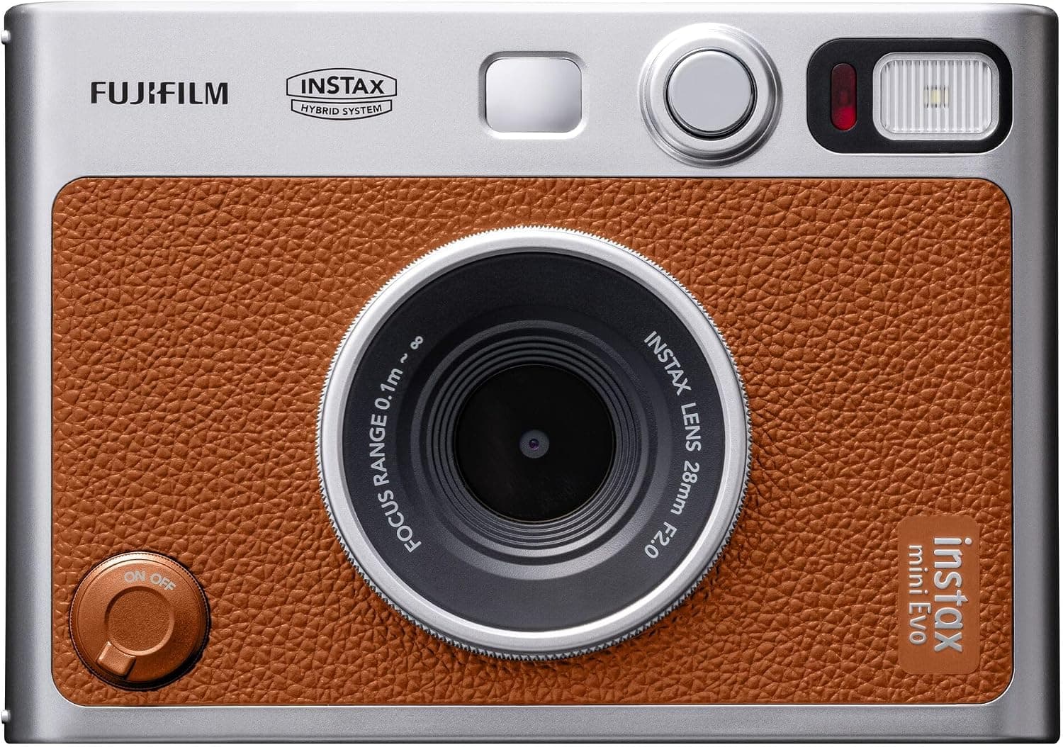 دوربین Fujifilm INSTAX MINI EVO قهوهای دوربین Fujifilm INSTAX MINI EVO قهوهای