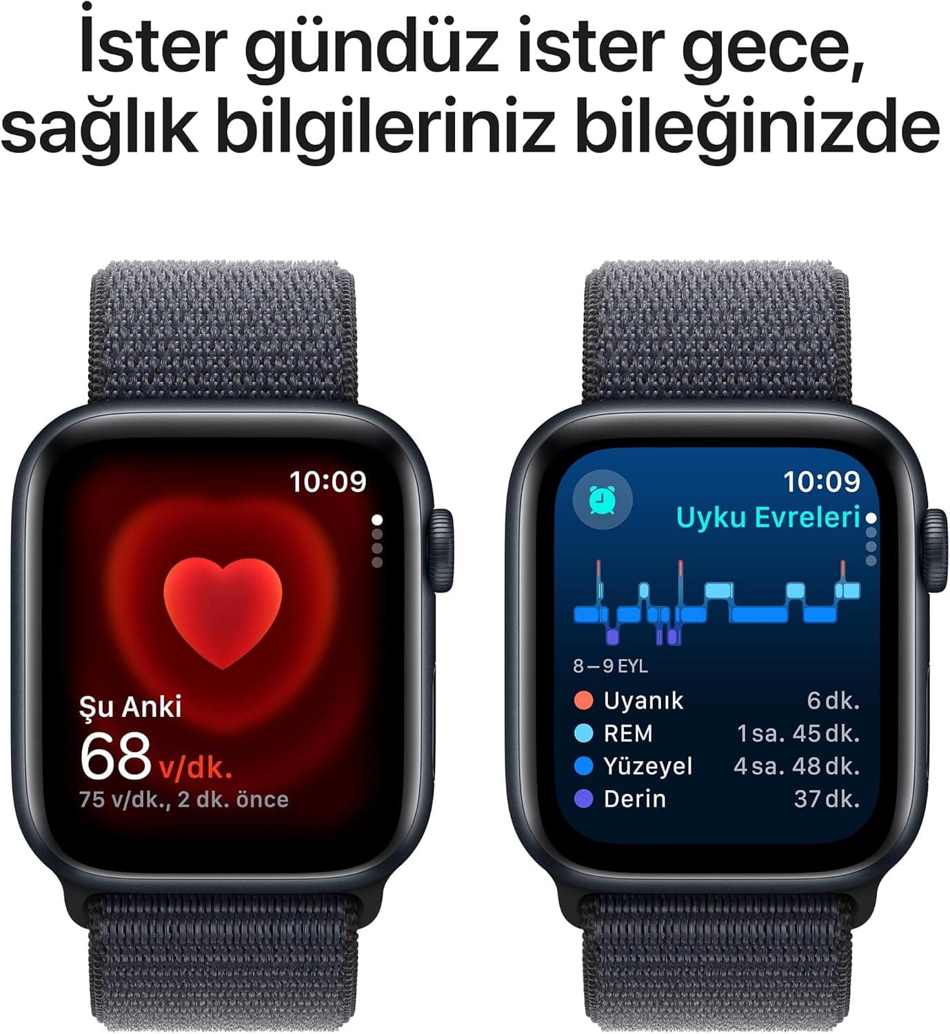 ساعت هوشمند Apple Watch SE GPS + Cellular با بدنه آلومینیومی مشکی نیمهشب 40 mm و بند اسپرت حلقهای بنفش جوهری ساعت هوشمند Apple Watch SE GPS + Cellular با بدنه آلومینیومی مشکی نیمهشب 40 mm و بند اسپرت حلقهای بنفش جوهری