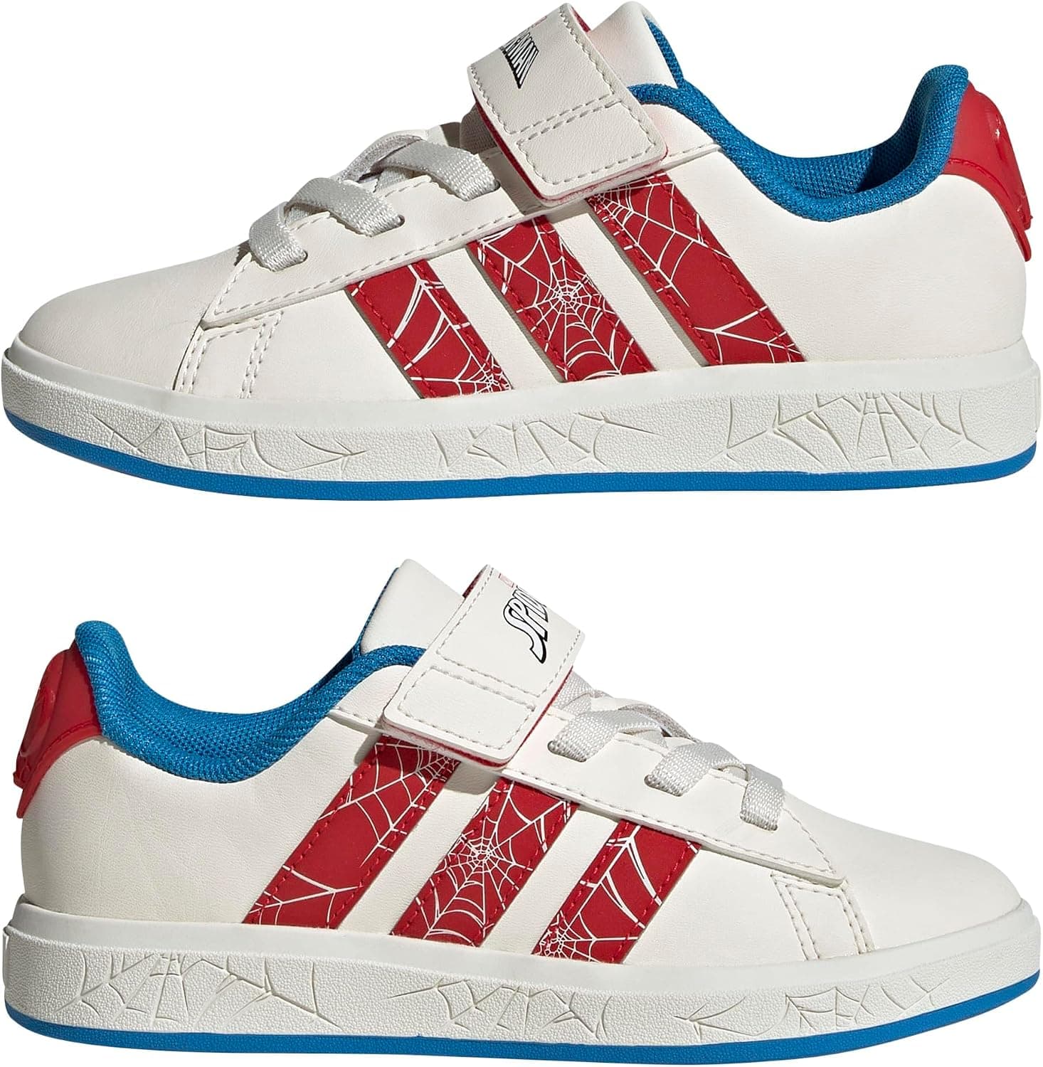 کتانی بچگانه adidas Grand Court Spider Man مدل 01-JS0778-4 کتانی بچگانه adidas Grand Court Spider Man مدل 01-JS0778-4