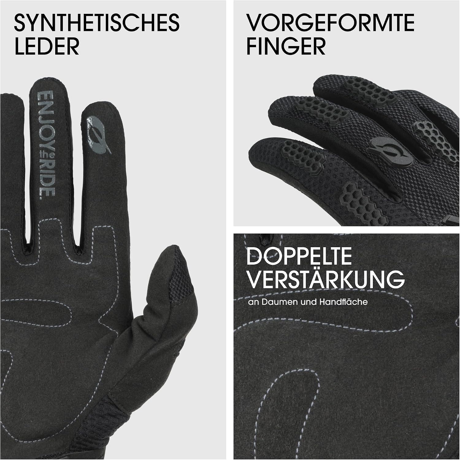 دستکش مردانه O'NEAL Element Racewear مشکی سایز 10 دستکش مردانه O'NEAL Element Racewear مشکی سایز 10
