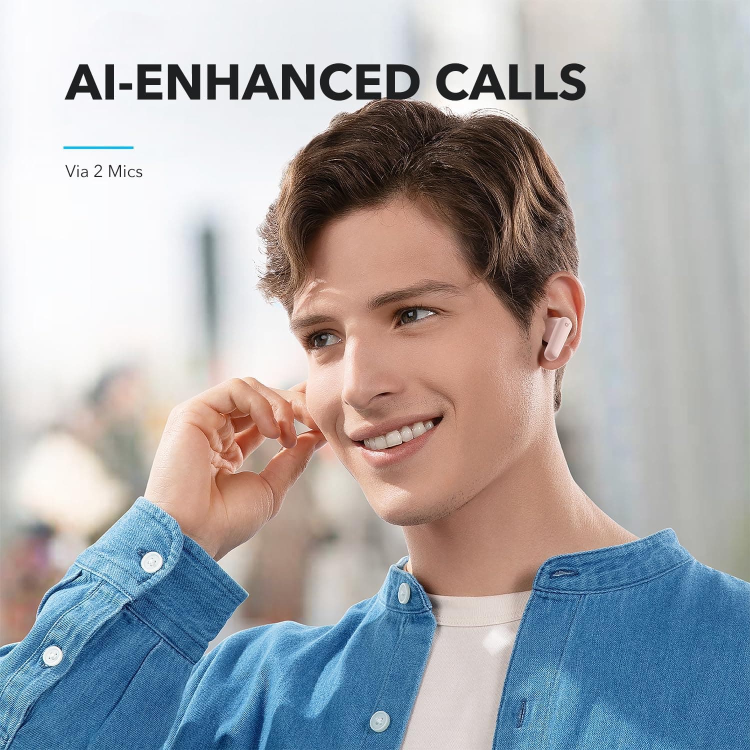 ایربادز soundcore by Anker با درایورهای 10mm، بیس قدرتمند، 30H ایربادز soundcore by Anker با درایورهای 10mm، بیس قدرتمند، 30H