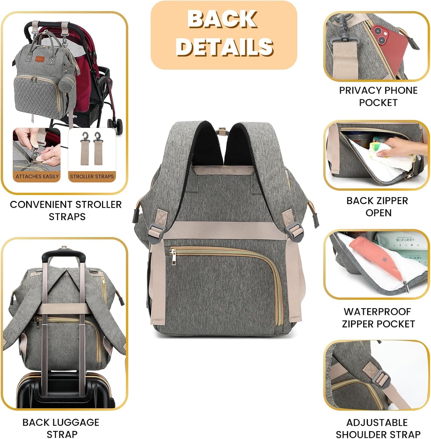 کولهپشتی یونیسکس بزرگسالان ROSEGIN روزمره مدل Backpack04 کولهپشتی یونیسکس بزرگسالان ROSEGIN روزمره مدل Backpack04