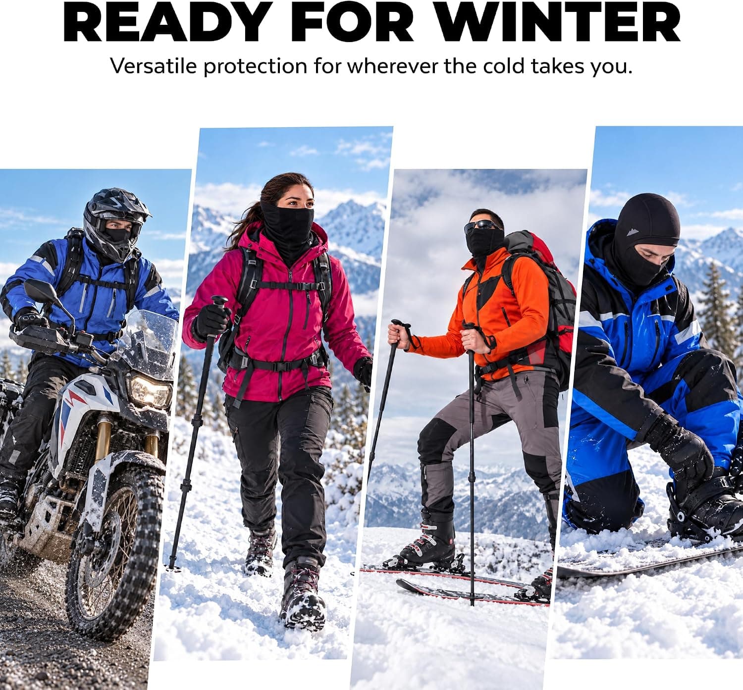 ماسک بالاکلاوا زمستانی مردانه و زنانه Tough Headwear ماسک بالاکلاوا زمستانی مردانه و زنانه Tough Headwear