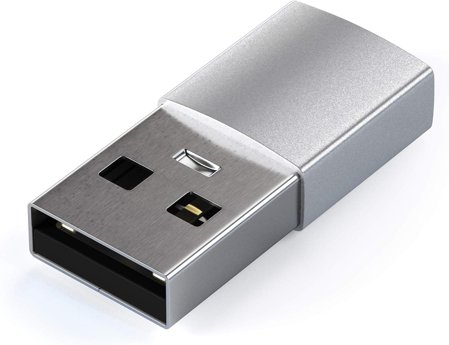 آداپتور SATECHI مبدل USB-A به USB-C با شارژ Power Delivery مسافرتی نقرهای آداپتور SATECHI مبدل USB-A به USB-C با شارژ Power Delivery مسافرتی نقرهای