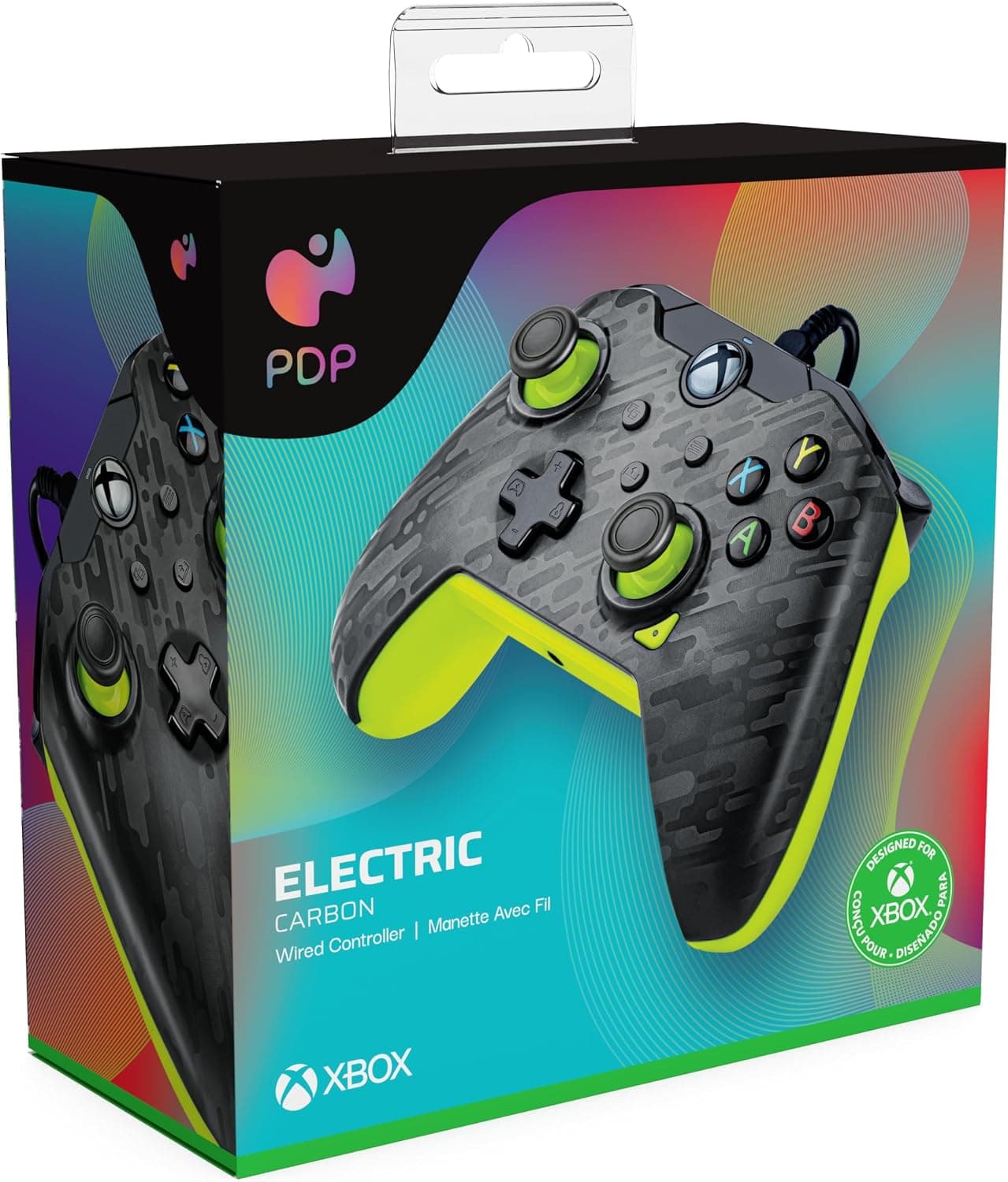 دسته بازی سیمی PDP رنگ Electric Carbon برای Xbox Series X|S دسته بازی سیمی PDP رنگ Electric Carbon برای Xbox Series X|S
