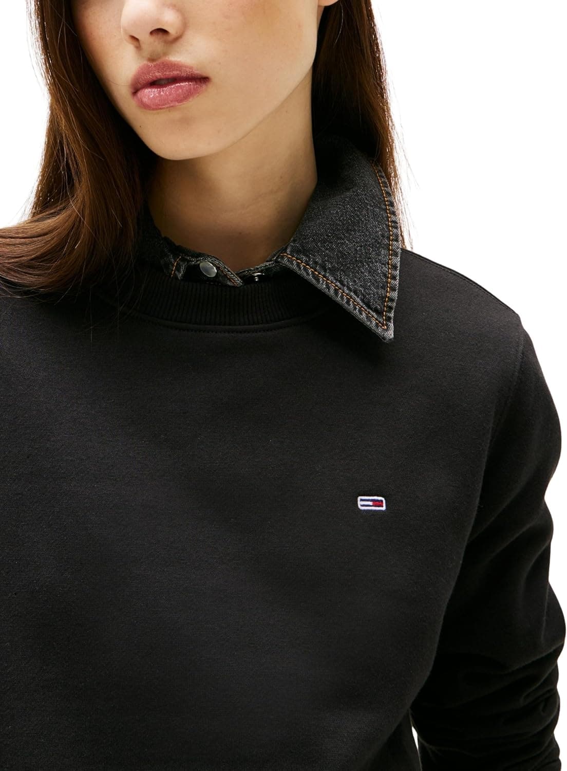 سویشرت زنانه Tommy Jeans مدل TJW REG S FLAG CREW سویشرت زنانه Tommy Jeans مدل TJW REG S FLAG CREW