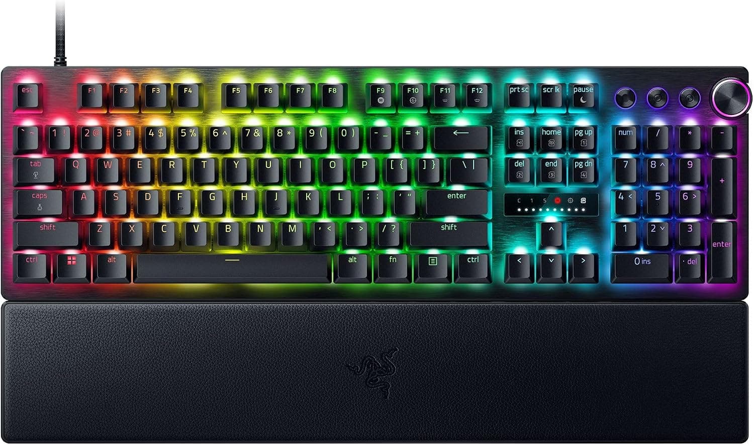 کیبورد گیمینگ Razer مدل Huntsman V3 Pro سوئیچ آنالوگ نوری مشکی ABD کیبورد گیمینگ Razer مدل Huntsman V3 Pro سوئیچ آنالوگ نوری مشکی ABD
