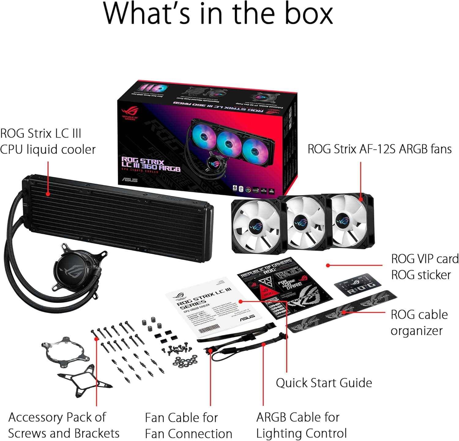 خنککننده مایع پردازنده ASUS ROG Strix LC III 360 ARGB 360mm مدل 90RC00T1-M0UAY0 خنککننده مایع پردازنده ASUS ROG Strix LC III 360 ARGB 360mm مدل 90RC00T1-M0UAY0