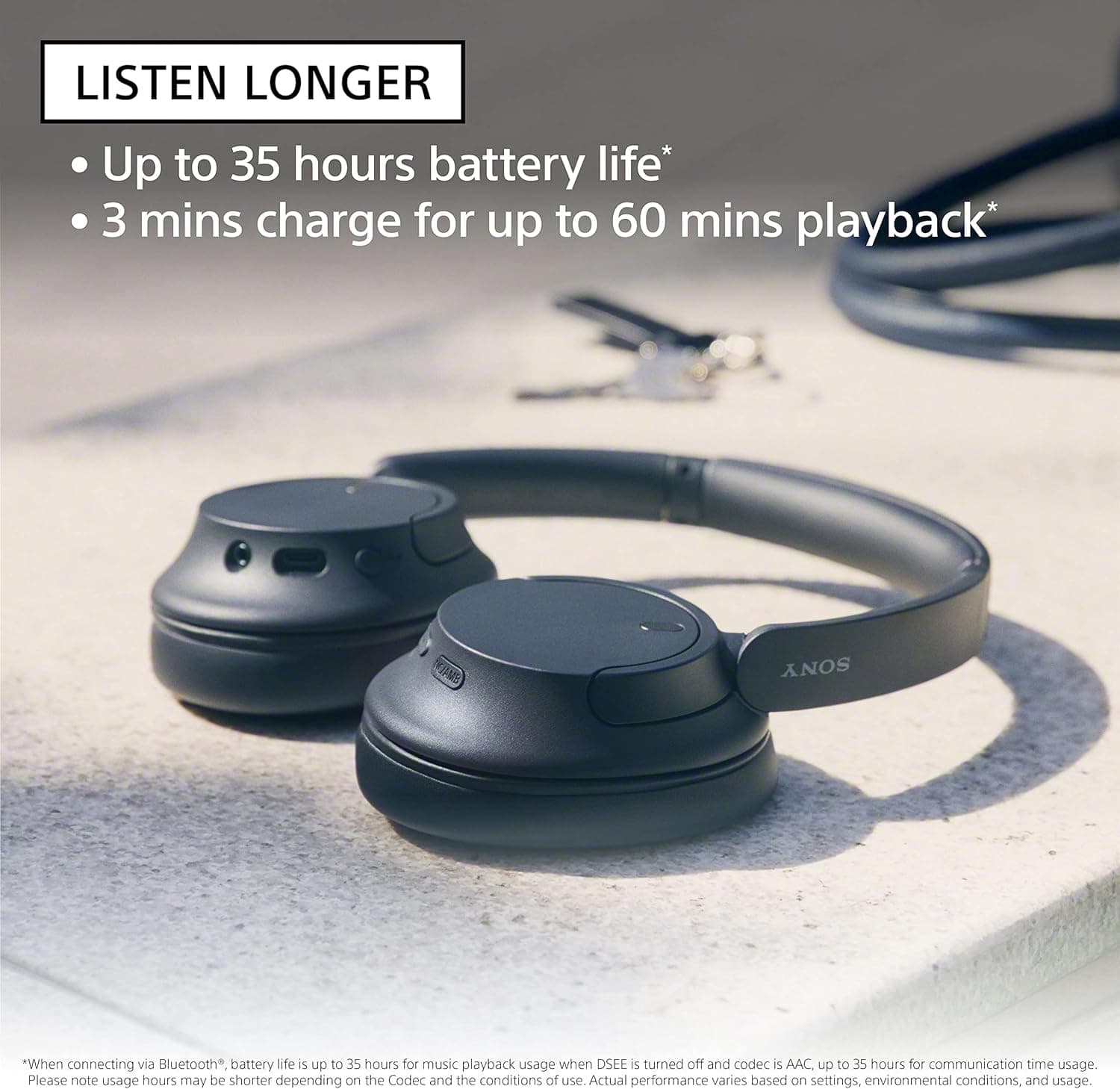 هدفون بیسیم Sony با حذف نویز، 35 ساعت شارژدهی، اتصال چندنقطهای، مشکی، نسخه امارات مدل WH-CH720N با گارانتی یکساله هدفون بیسیم Sony با حذف نویز، 35 ساعت شارژدهی، اتصال چندنقطهای، مشکی، نسخه امارات مدل WH-CH720N با گارانتی یکساله