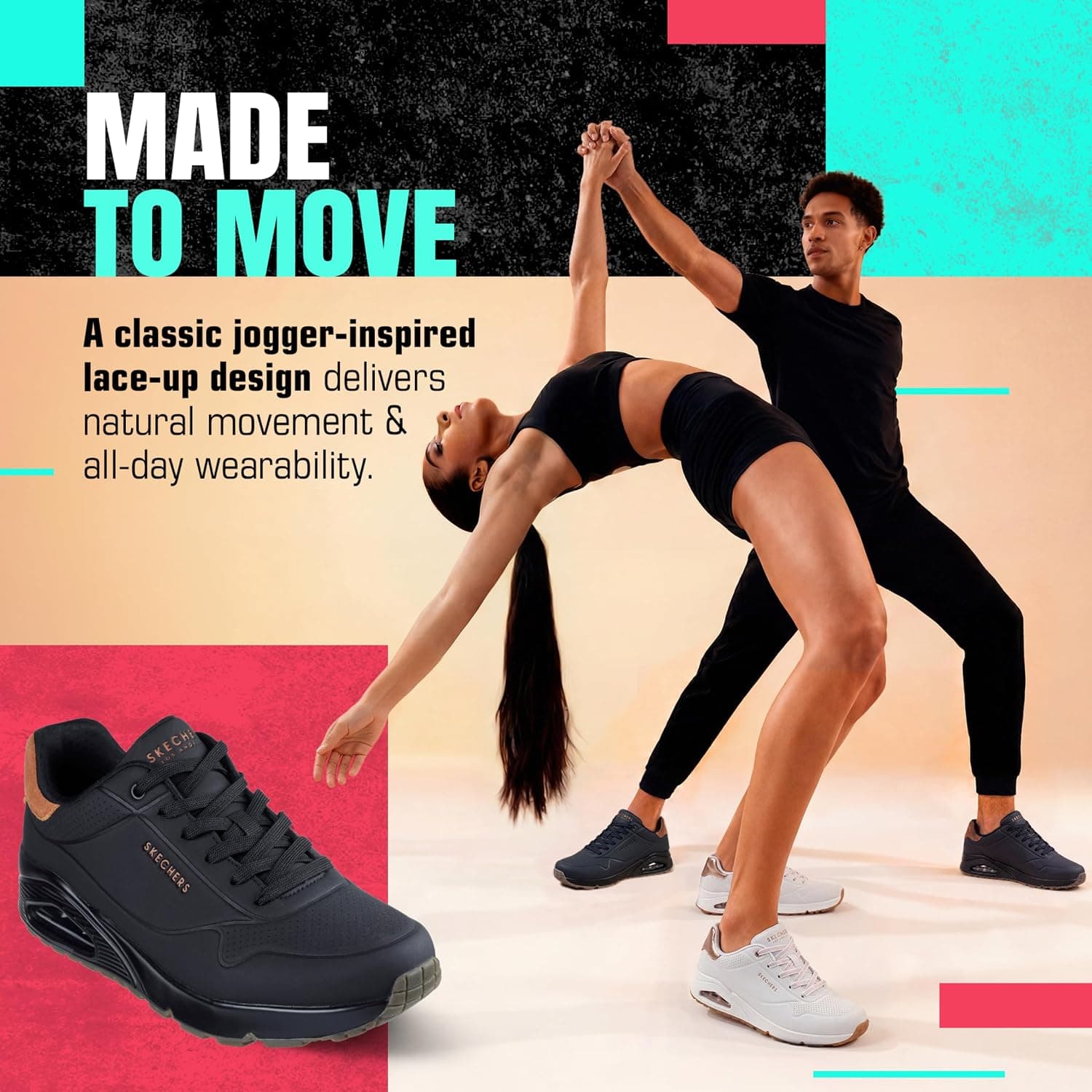 کفش ورزشی مردانه Skechers مدل Uno-Suited on Air کفش ورزشی مردانه Skechers مدل Uno-Suited on Air