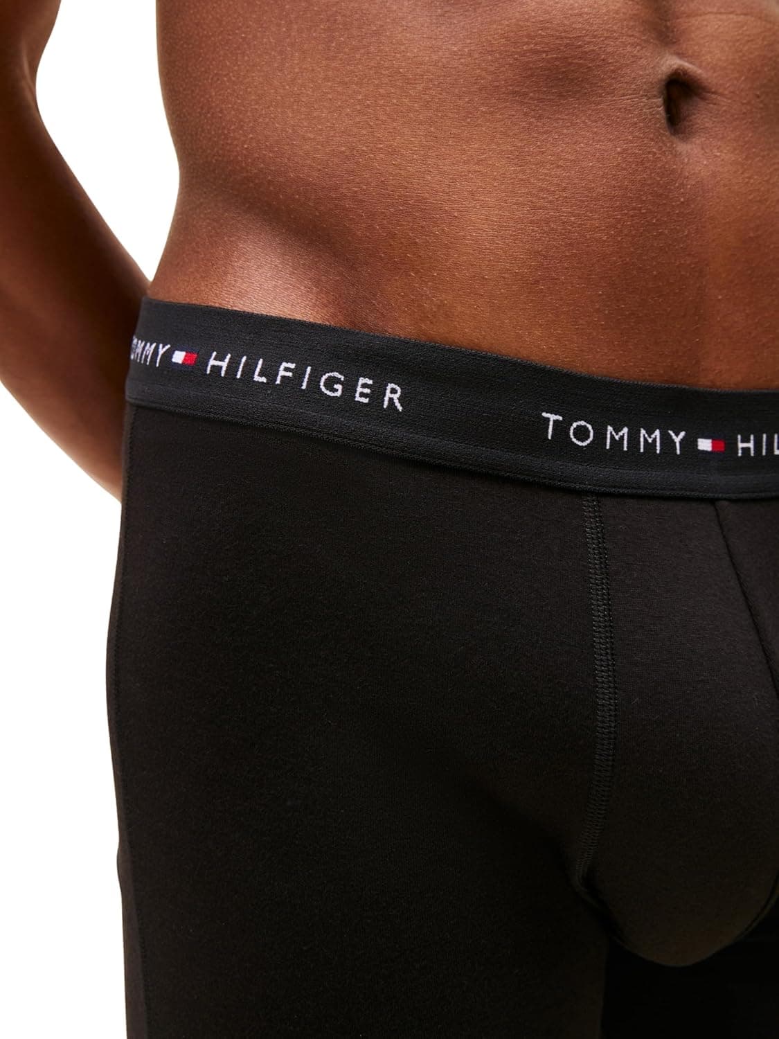 شورت باکسر بریف مردانه Tommy Hilfiger بسته 3P مدل DTM شورت باکسر بریف مردانه Tommy Hilfiger بسته 3P مدل DTM