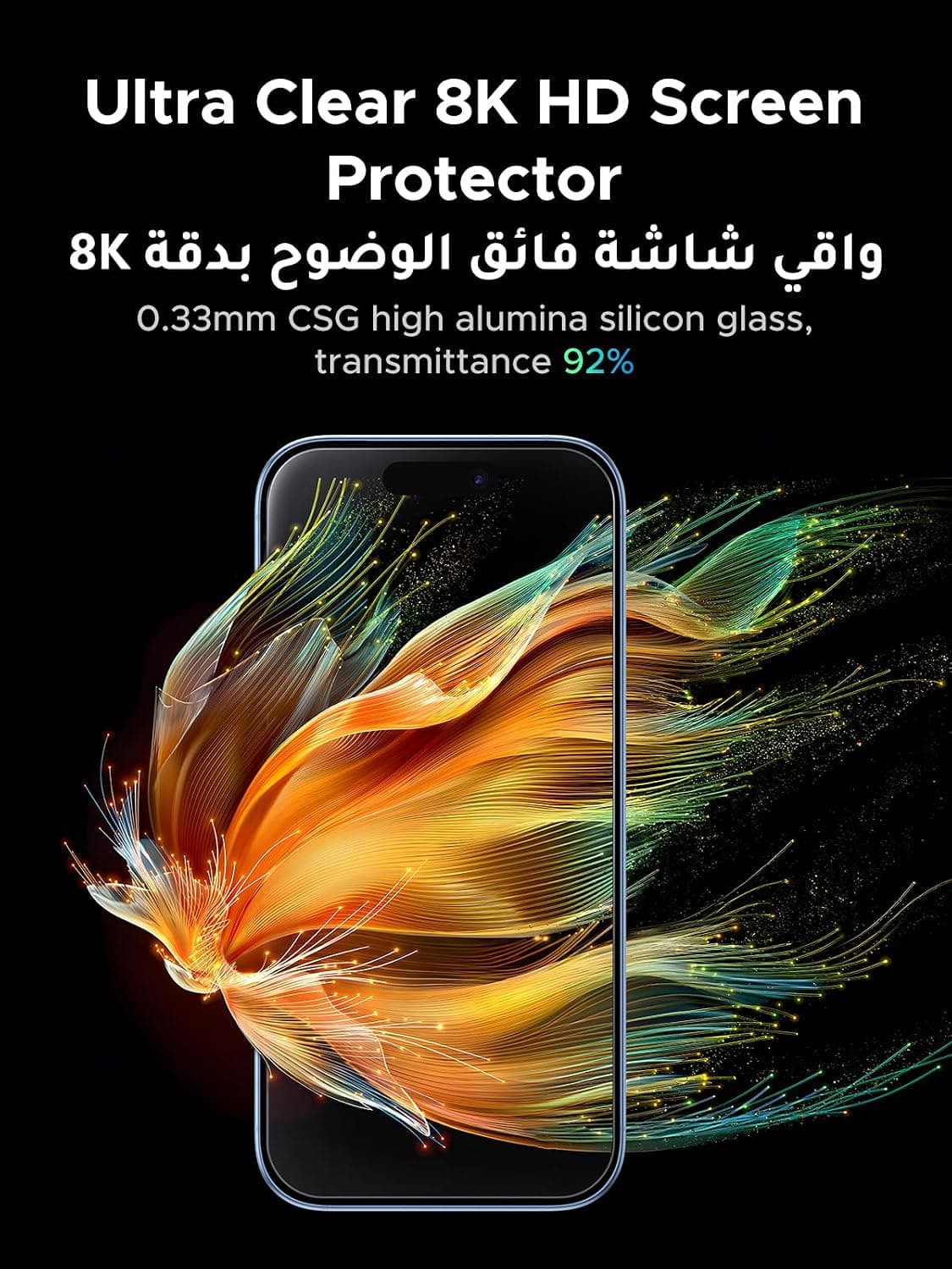 محافظ صفحه نمایش UGREEN iPhone 18 Pro Max/17 Pro Max تراز خودکار 2 Pack محافظ صفحه نمایش UGREEN iPhone 18 Pro Max/17 Pro Max تراز خودکار 2 Pack
