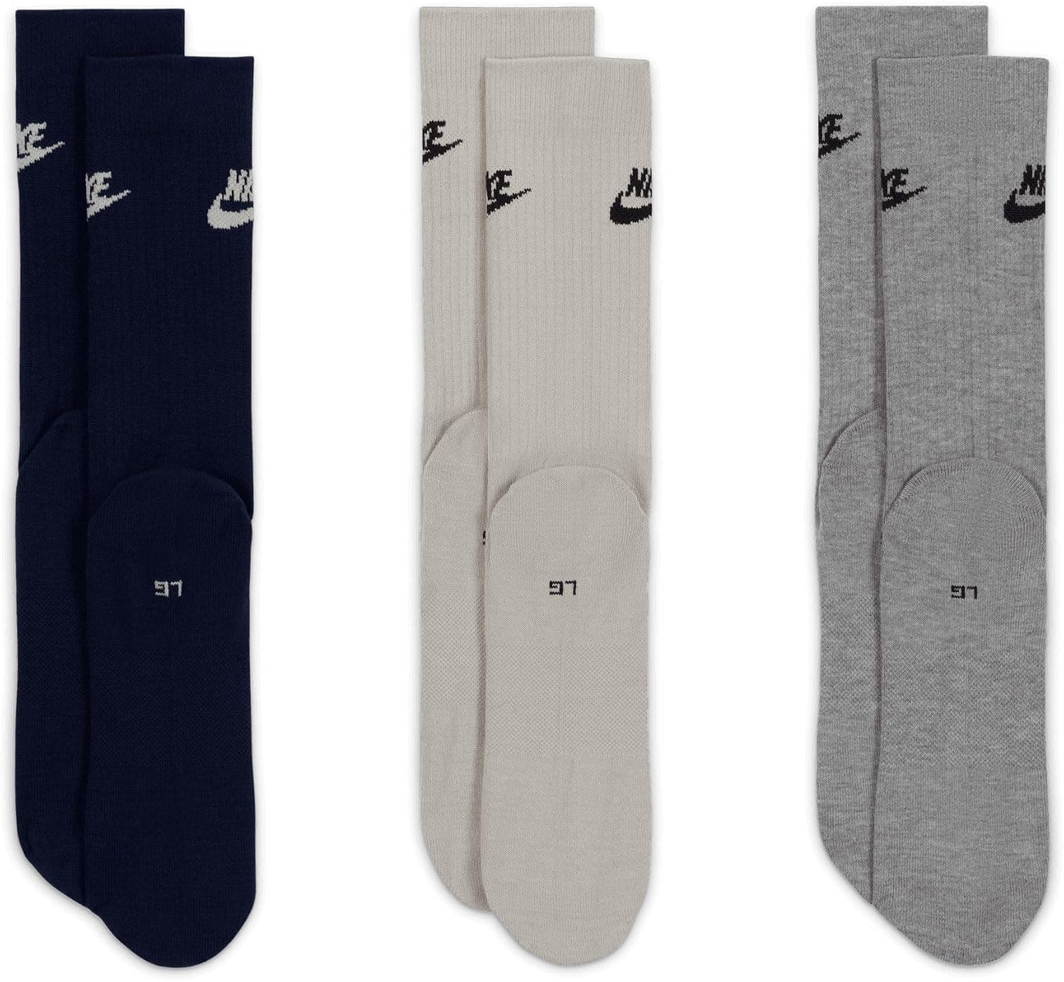 جوراب یونیسکس Nike مدل U NSW EVERYDAY ESSENTIAL CREW 3PR بسته 1 عددی جوراب یونیسکس Nike مدل U NSW EVERYDAY ESSENTIAL CREW 3PR بسته 1 عددی