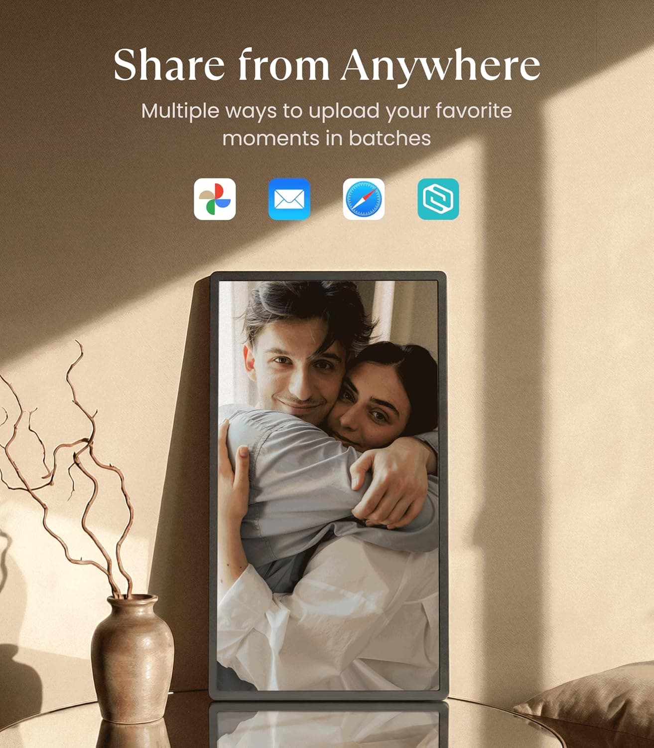 قاب عکس دیجیتال Cozyla 32 اینچ با صفحه نمایش بزرگ بدون اشتراک قاب عکس دیجیتال Cozyla 32 اینچ با صفحه نمایش بزرگ بدون اشتراک