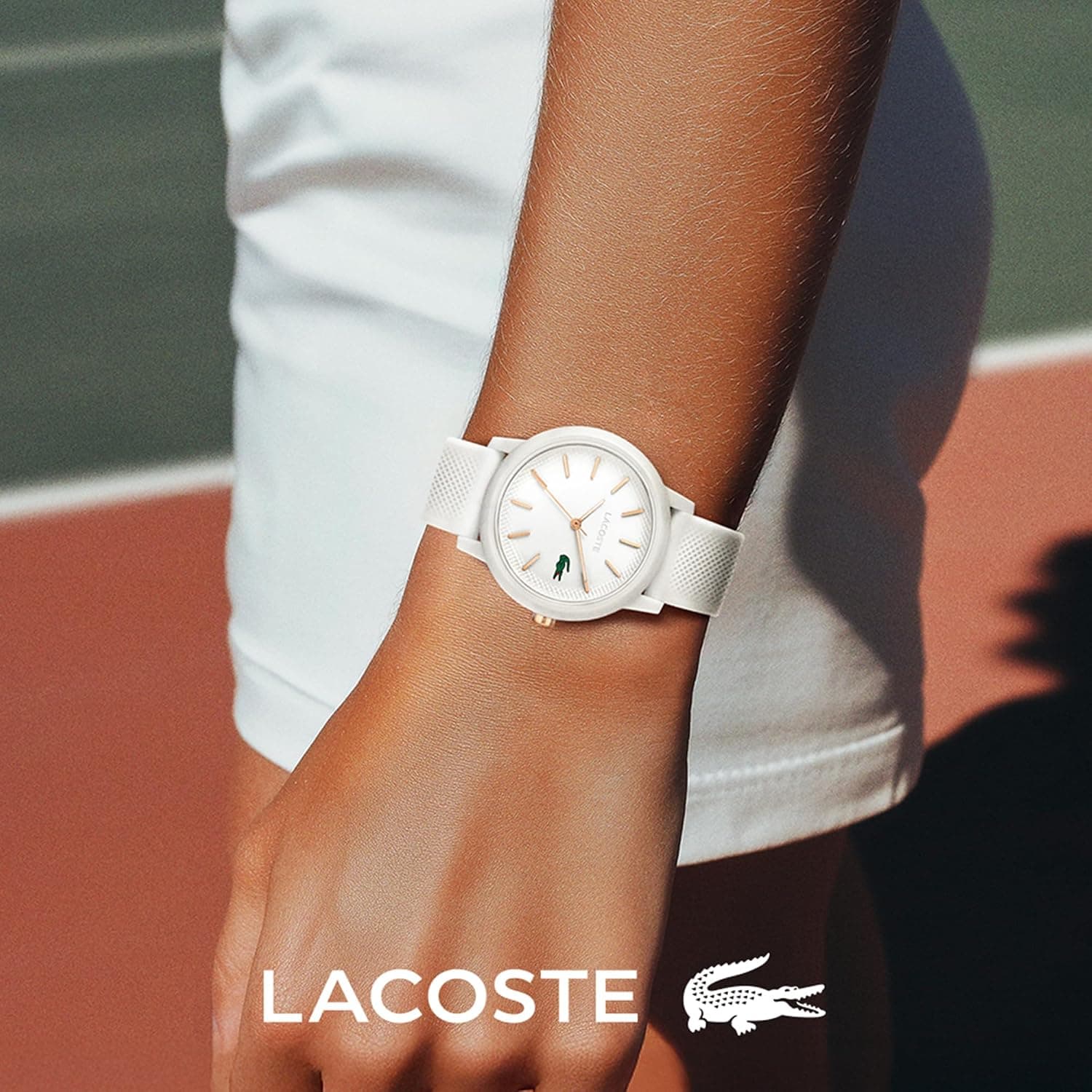 ساعت مچی زنانه Lacoste کوارتز آنالوگ با بند سیلیکونی بافت Petit Piqué مدل Lacoste.12.12 ساعت مچی زنانه Lacoste کوارتز آنالوگ با بند سیلیکونی بافت Petit Piqué مدل Lacoste.12.12