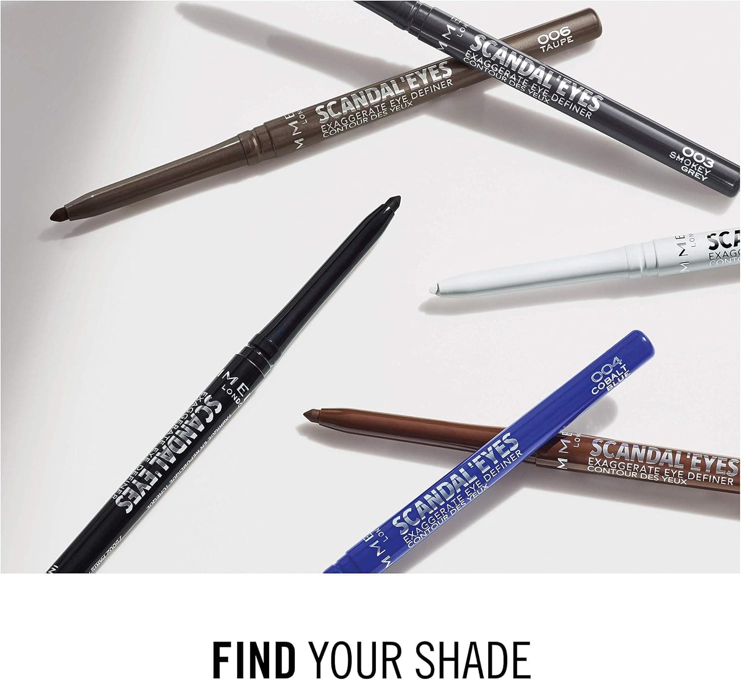 مداد چشم Rimmel Scandaleyes Exaggerate سفید برفی 0.35g مداد چشم Rimmel Scandaleyes Exaggerate سفید برفی 0.35g