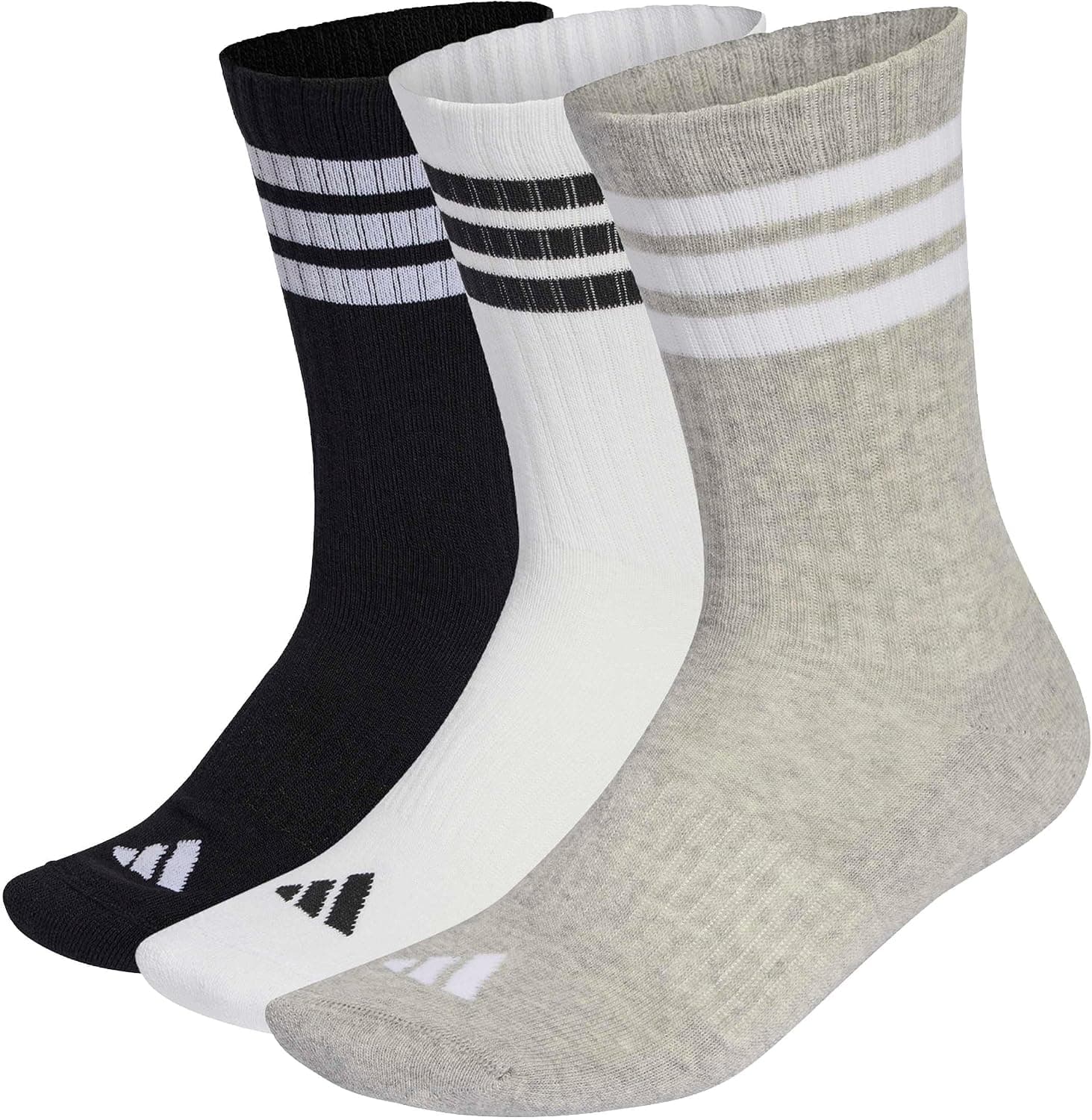 جوراب ورزشی adidas مدل 3stripes بالشتکدار یونیسکس بسته 3 جفتی جوراب ورزشی adidas مدل 3stripes بالشتکدار یونیسکس بسته 3 جفتی