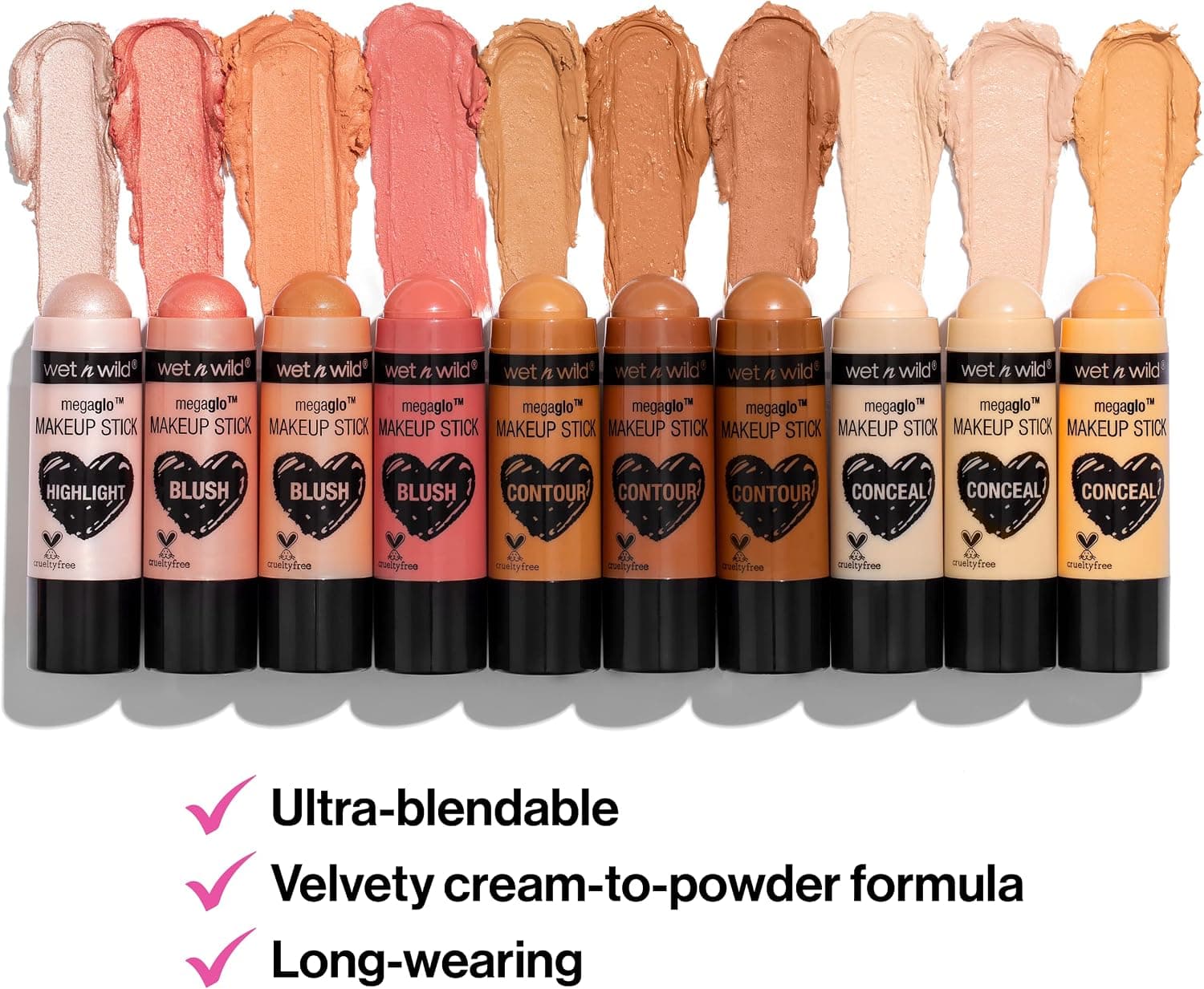 استیک آرایشی Wet n Wild MegaGlo چندکاره با رنگ قابل تنظیم، وگان و بدون تست حیوانی رنگ Where's Walnut? استیک آرایشی Wet n Wild MegaGlo چندکاره با رنگ قابل تنظیم، وگان و بدون تست حیوانی رنگ Where's Walnut?