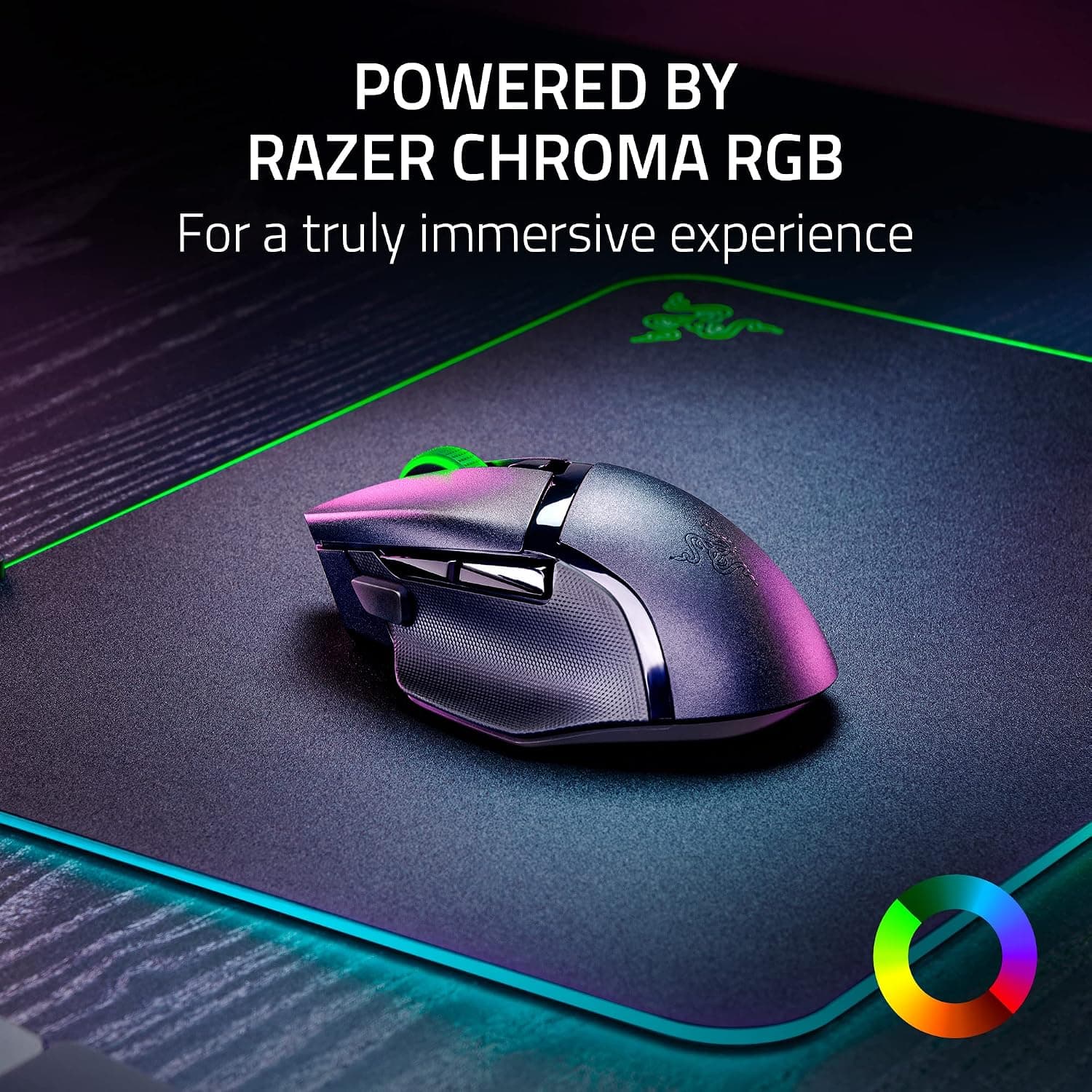 موس گیمینگ بیسیم Razer مدل Basilisk V3 X HyperSpeed با 9 کنترل قابلتنظیم، سنسور اپتیکال 18K، مشکی موس گیمینگ بیسیم Razer مدل Basilisk V3 X HyperSpeed با 9 کنترل قابلتنظیم، سنسور اپتیکال 18K، مشکی