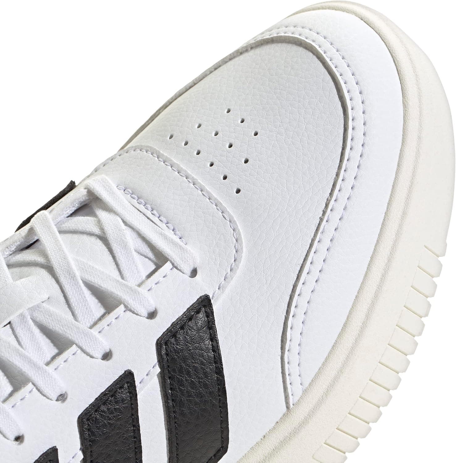 کفش روزمره یونیسکس adidas Courtblock Bold مدل JI2202 سفید کفش روزمره یونیسکس adidas Courtblock Bold مدل JI2202 سفید