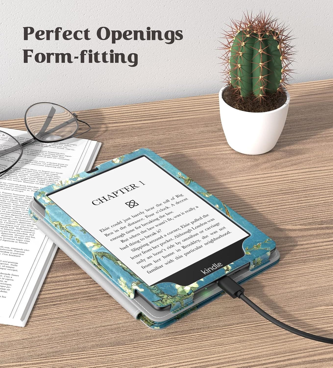 کاور کتابخوان Kindle Paperwhite MoKo مناسب 7"/6.8" نسل 12/11 (2024/2021) رنگ زردآلویی کاور کتابخوان Kindle Paperwhite MoKo مناسب 7"/6.8" نسل 12/11 (2024/2021) رنگ زردآلویی