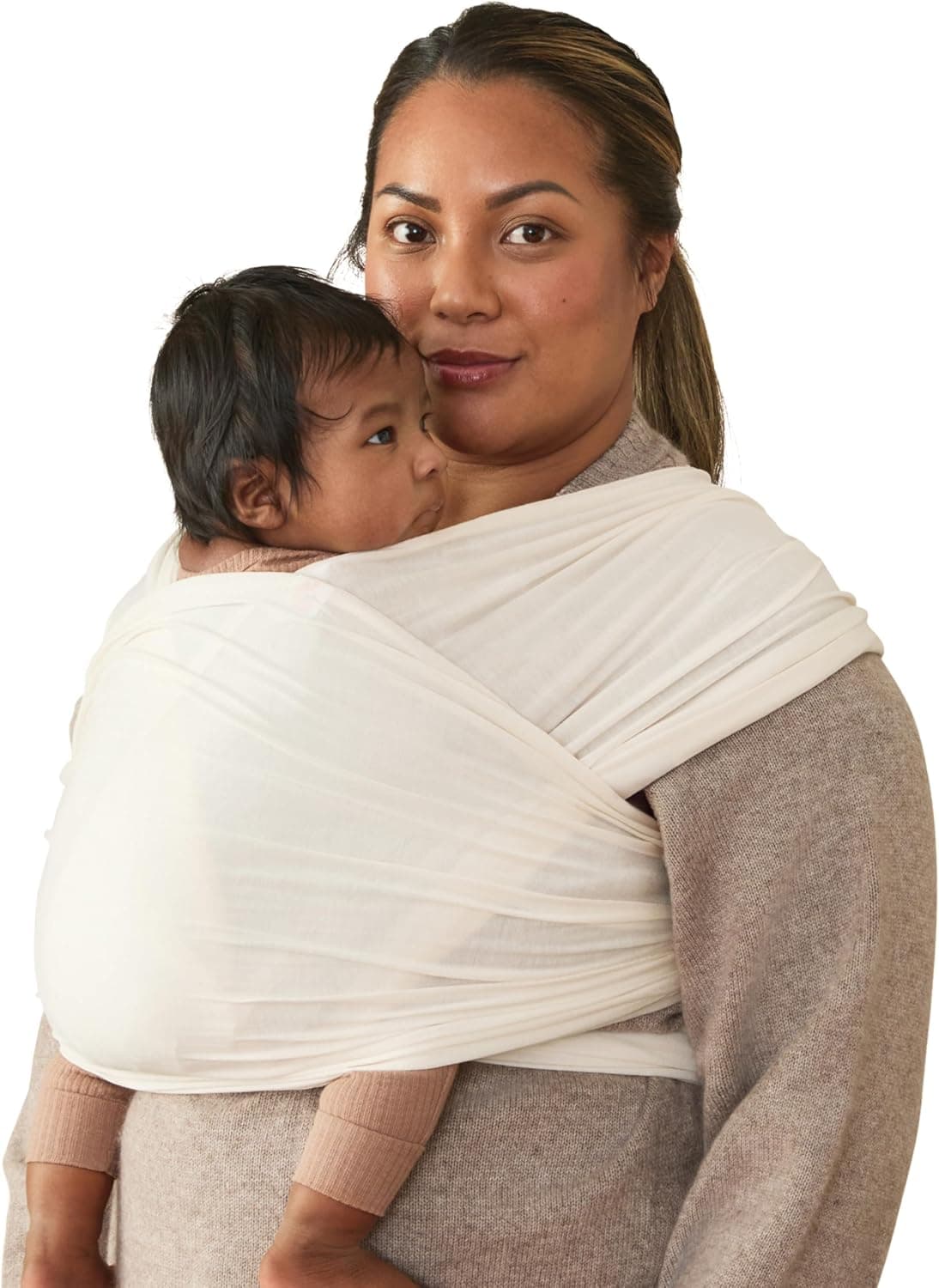 بند حمل نوزاد بافت Ergobaby مدل Aura کرمی 8-25 Pounds بند حمل نوزاد بافت Ergobaby مدل Aura کرمی 8-25 Pounds