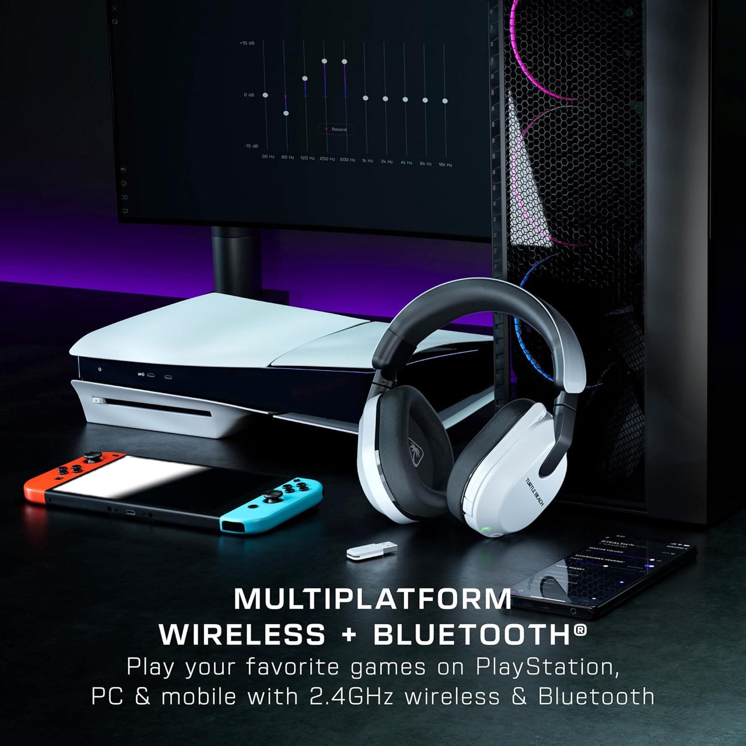 هدست گیمینگ Turtle Beach بیسیم مدل Stealth 600 GEN3 PS سفید هدست گیمینگ Turtle Beach بیسیم مدل Stealth 600 GEN3 PS سفید