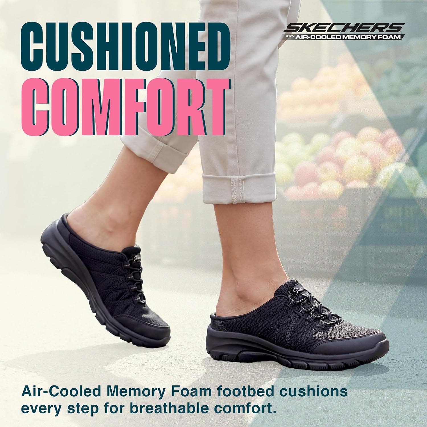 کفش موله زنانه Skechers Easy Going-My Pace کفش موله زنانه Skechers Easy Going-My Pace