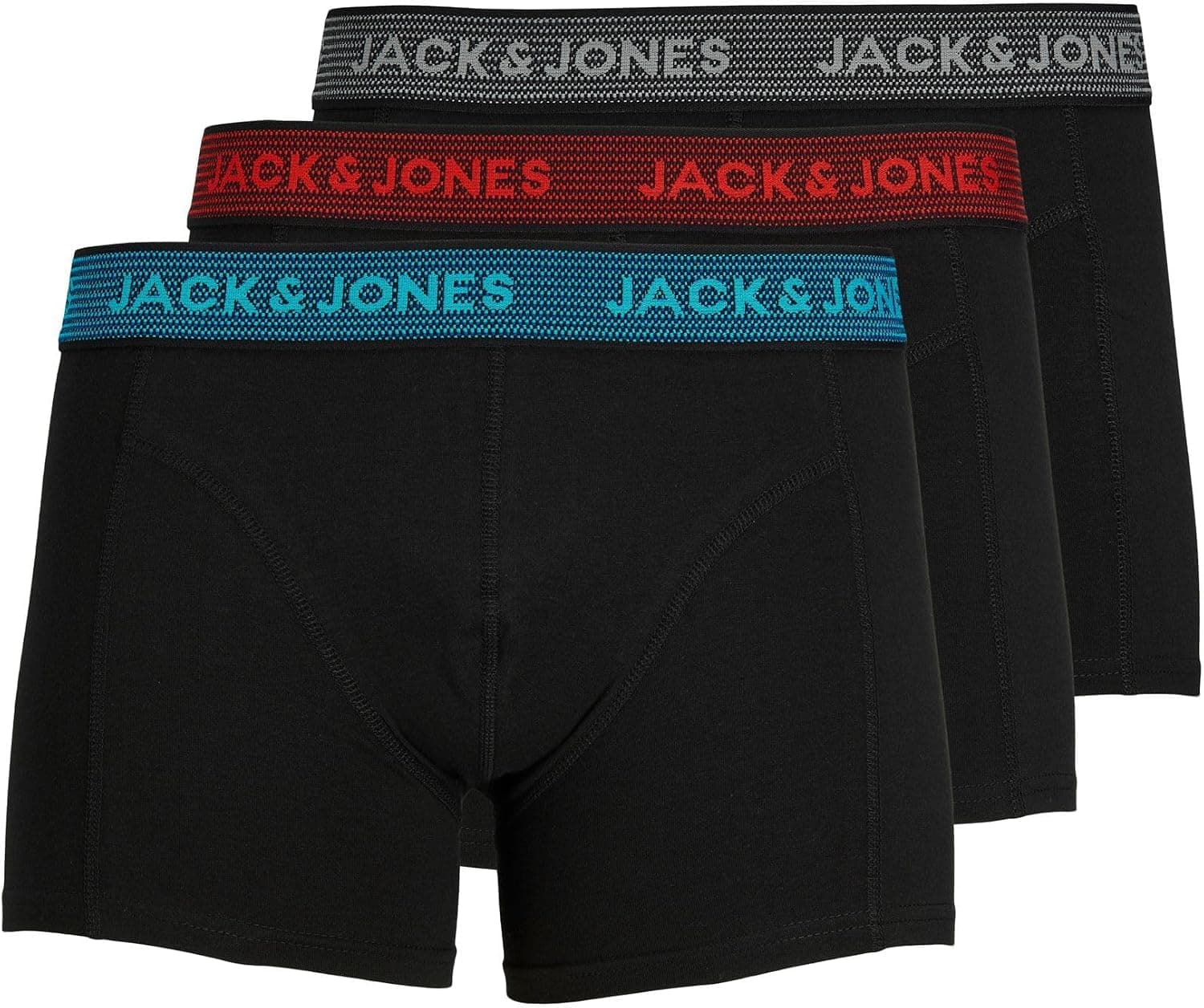 شورت پسرانه JACK & JONES بسته 3 عددی شورت پسرانه JACK & JONES بسته 3 عددی