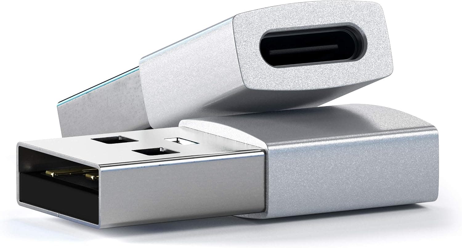 آداپتور SATECHI مبدل USB-A به USB-C با شارژ Power Delivery مسافرتی نقرهای آداپتور SATECHI مبدل USB-A به USB-C با شارژ Power Delivery مسافرتی نقرهای