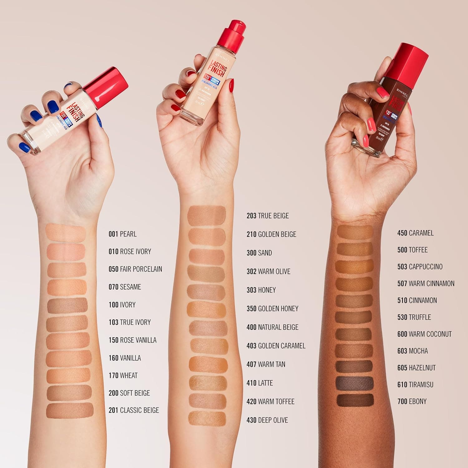 کرمپودر Rimmel London ماندگار 35 ساعته آبرسان با پوشش کامل، رنگ 103 عاجی روشن، 30ml کرمپودر Rimmel London ماندگار 35 ساعته آبرسان با پوشش کامل، رنگ 103 عاجی روشن، 30ml