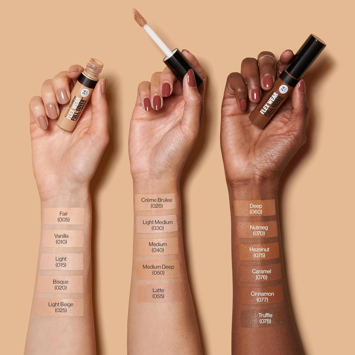 کانسیلر پوشانندگی کامل REVLON مدل COLORSTAY FLEX WEAR MEDIUM کانسیلر پوشانندگی کامل REVLON مدل COLORSTAY FLEX WEAR MEDIUM