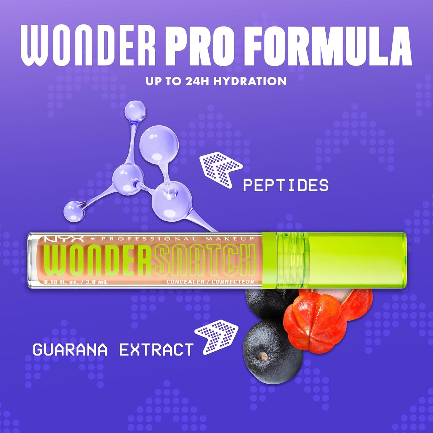کانسیلر مایع NYX PROFESSIONAL MAKEUP، بژ خنثی، با آبرسانی تا 24 ساعت و ماندگاری ضدآب مدل Wonder Snatch کانسیلر مایع NYX PROFESSIONAL MAKEUP، بژ خنثی، با آبرسانی تا 24 ساعت و ماندگاری ضدآب مدل Wonder Snatch