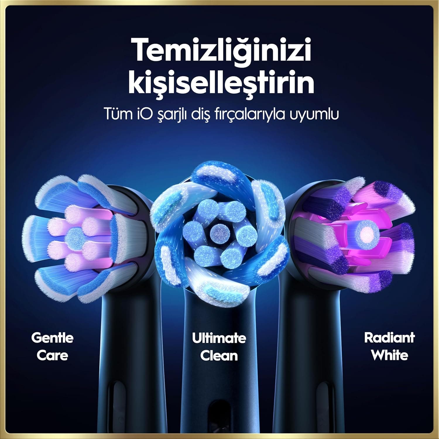 مسواک برقی Oral-B iO9 مشکی، 1 سری، شارژر مغناطیسی سریع، باتری بادوام، قاب سفری شارژ و قاب سری یدک مسواک برقی Oral-B iO9 مشکی، 1 سری، شارژر مغناطیسی سریع، باتری بادوام، قاب سفری شارژ و قاب سری یدک