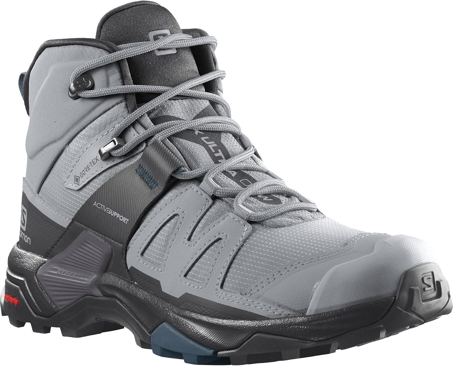 کفش اوتدور زنانه Salomon Gore-tex خاکستری مدل X Ultra 4 Mid L41624900 کفش اوتدور زنانه Salomon Gore-tex خاکستری مدل X Ultra 4 Mid L41624900