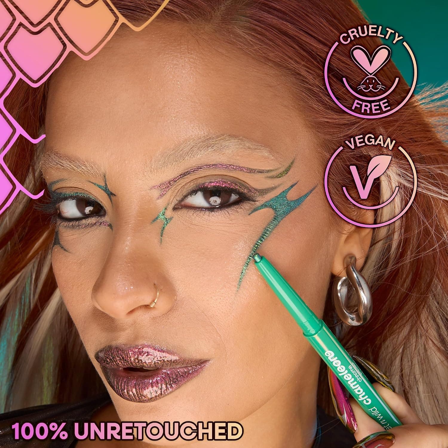خط چشم Wet n Wild مدل Cosmic Seeker کرومی دوچهره، ضدآب و پیچی خط چشم Wet n Wild مدل Cosmic Seeker کرومی دوچهره، ضدآب و پیچی