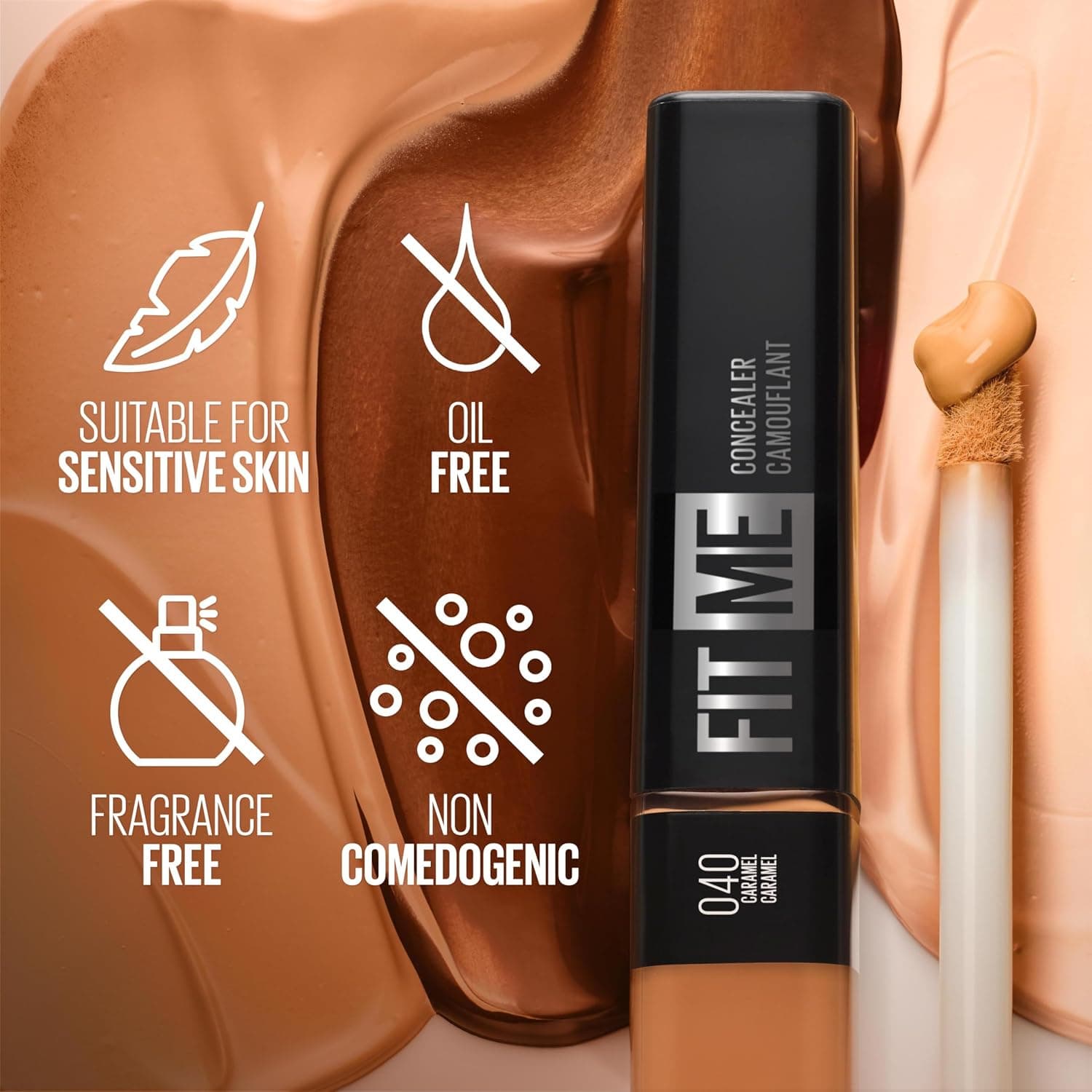 کانسیلر Maybelline مدل Fit Me رنگ قهوهای تیره 0.23 fl oz کانسیلر Maybelline مدل Fit Me رنگ قهوهای تیره 0.23 fl oz
