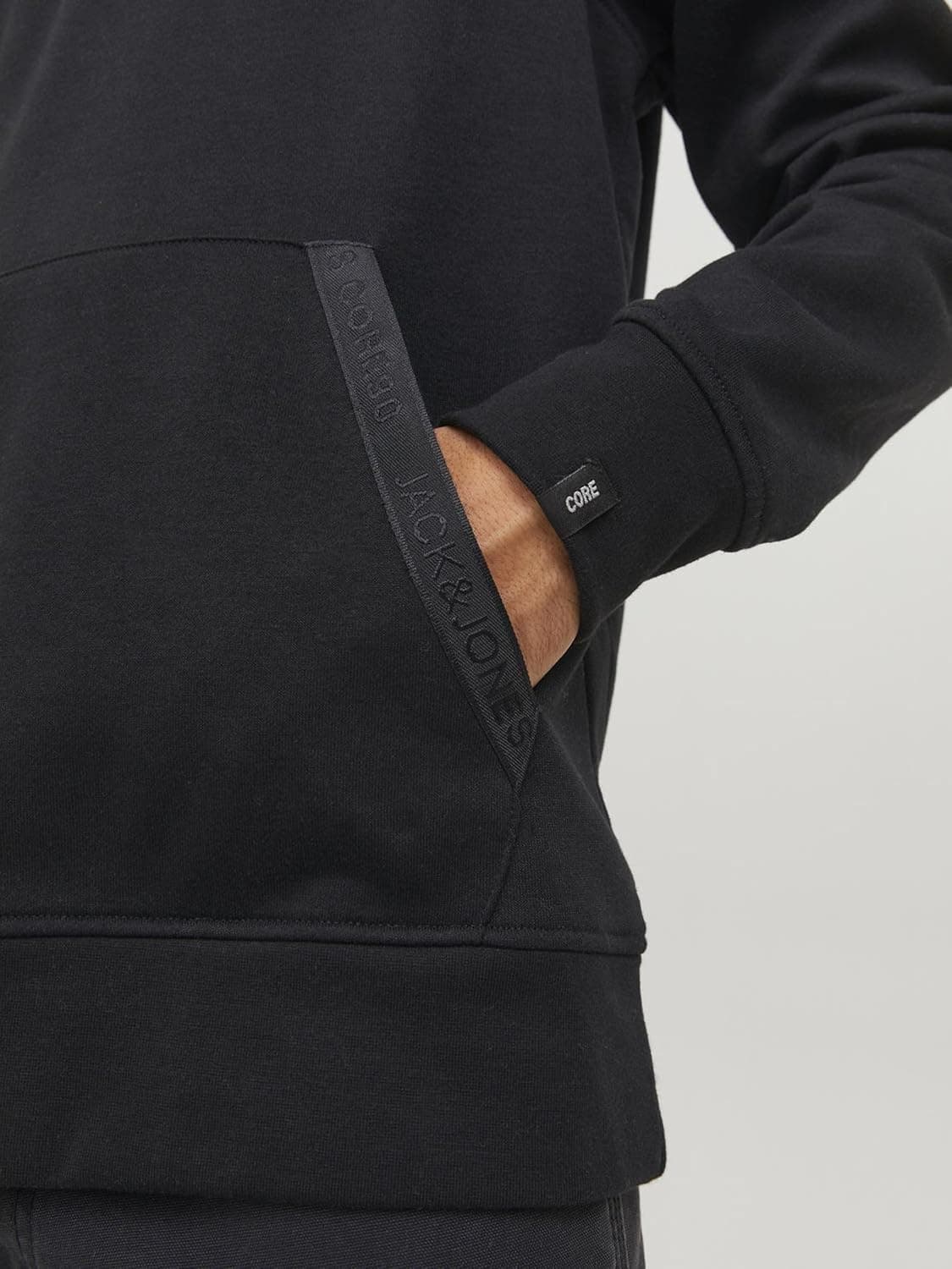 سوئیشرت کاپشندار مردانه JACK & JONES CORE JCOREACT مدل 12242176 سوئیشرت کاپشندار مردانه JACK & JONES CORE JCOREACT مدل 12242176
