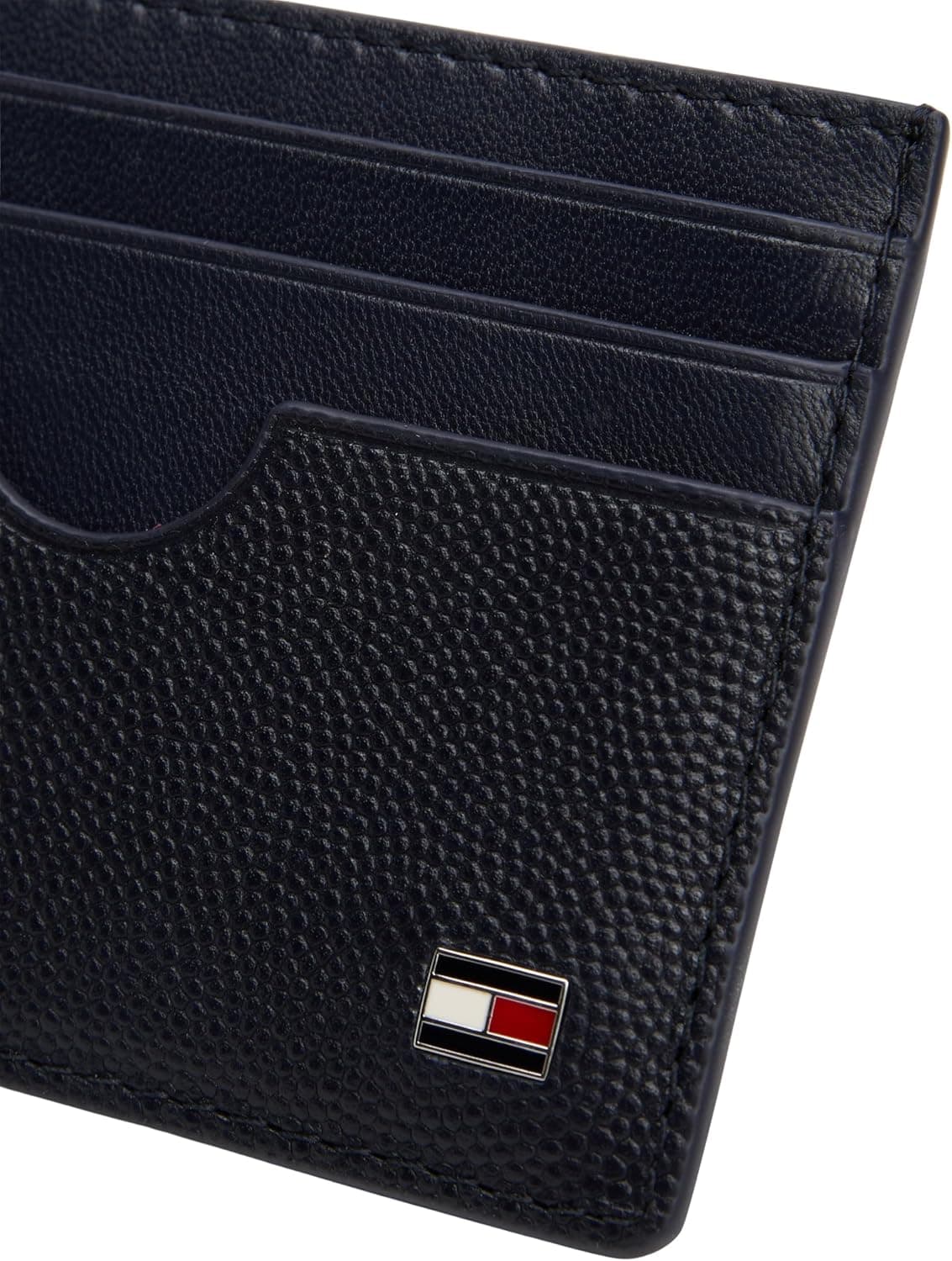 کیف پول مردانه Tommy Hilfiger TH Flag CC Holder آبی اسپیس کیف پول مردانه Tommy Hilfiger TH Flag CC Holder آبی اسپیس