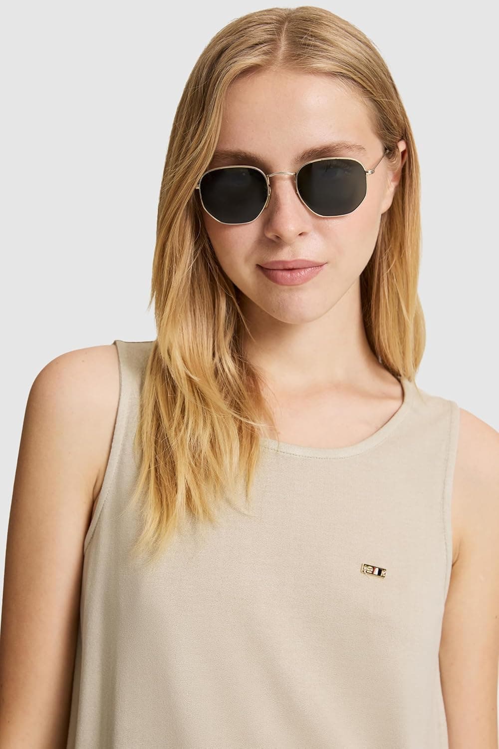 تیشرت زنانه U.S. POLO ASSN یقه گرد Basic خاکی روشن مدل 50323548 VR183 تیشرت زنانه U.S. POLO ASSN یقه گرد Basic خاکی روشن مدل 50323548 VR183