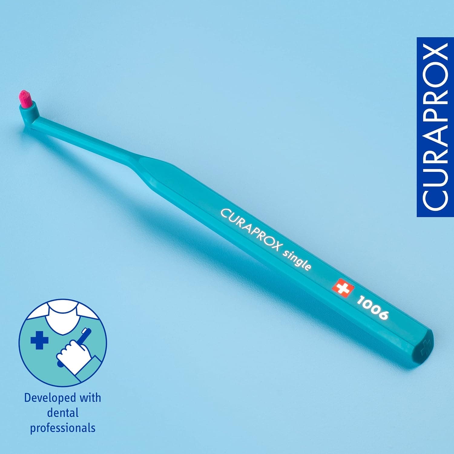 مسواک تکدسته Curaprox با برس نرم CUREN® مدل CS 1006 مسواک تکدسته Curaprox با برس نرم CUREN® مدل CS 1006