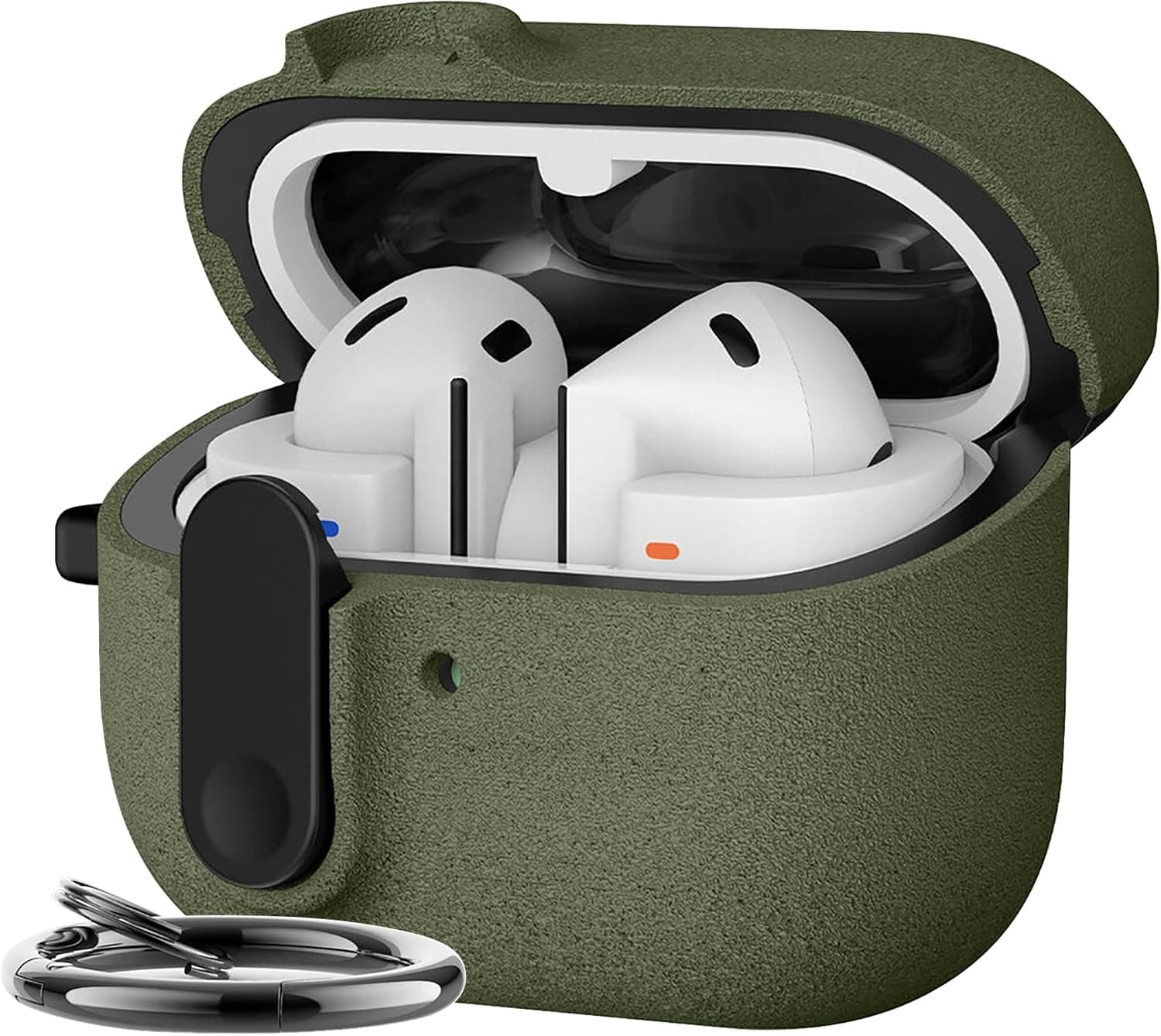 قاب هدفون Teknoft سازگار با Samsung Galaxy Buds 3 Pro/3/3 FE مات سبز قاب هدفون Teknoft سازگار با Samsung Galaxy Buds 3 Pro/3/3 FE مات سبز