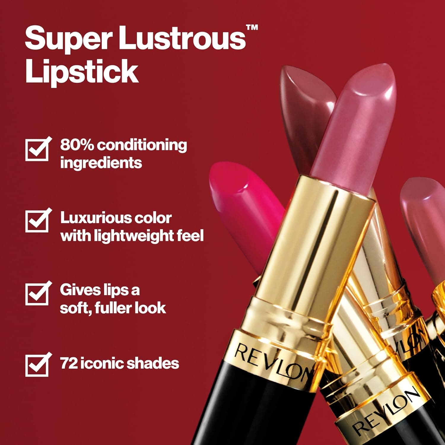 رژ لب REVLON Super Lustrous رنگ Rum Raisin، 4.2g رژ لب REVLON Super Lustrous رنگ Rum Raisin، 4.2g