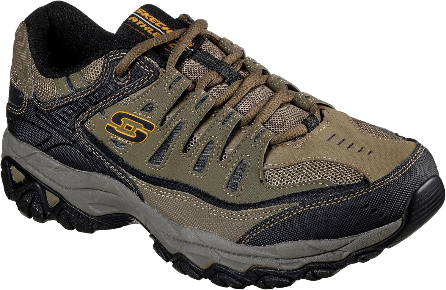 کفش ورزشی مردانه Skechers بنددار با کفی حافظهدار مدل Afterburn کفش ورزشی مردانه Skechers بنددار با کفی حافظهدار مدل Afterburn