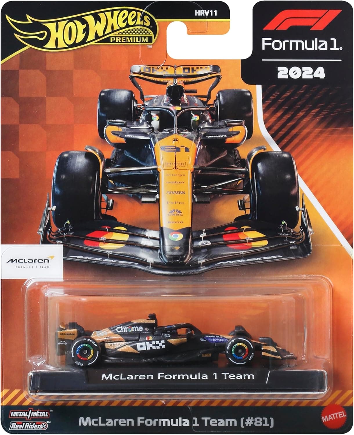 ماشین مسابقهای اسباببازی Formula 1 کلکسیونی Hot Wheels مقیاس 1:64 با لاستیکهای Real Riders و بدنه و شاسی فلزی مدل JBM11 ماشین مسابقهای اسباببازی Formula 1 کلکسیونی Hot Wheels مقیاس 1:64 با لاستیکهای Real Riders و بدنه و شاسی فلزی مدل JBM11