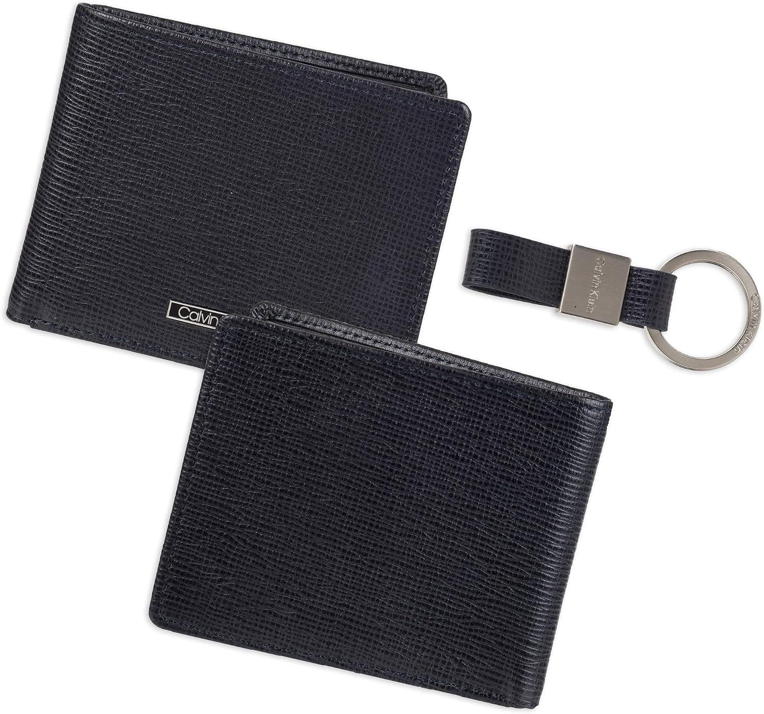 کیف پول دو لت چرمی مردانه Calvin Klein با محافظت RFID کیف پول دو لت چرمی مردانه Calvin Klein با محافظت RFID
