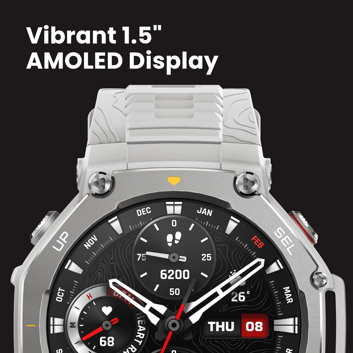 ساعت هوشمند Amazfit با GPS و ضدآب مدل T-Rex 3 48mm ساعت هوشمند Amazfit با GPS و ضدآب مدل T-Rex 3 48mm