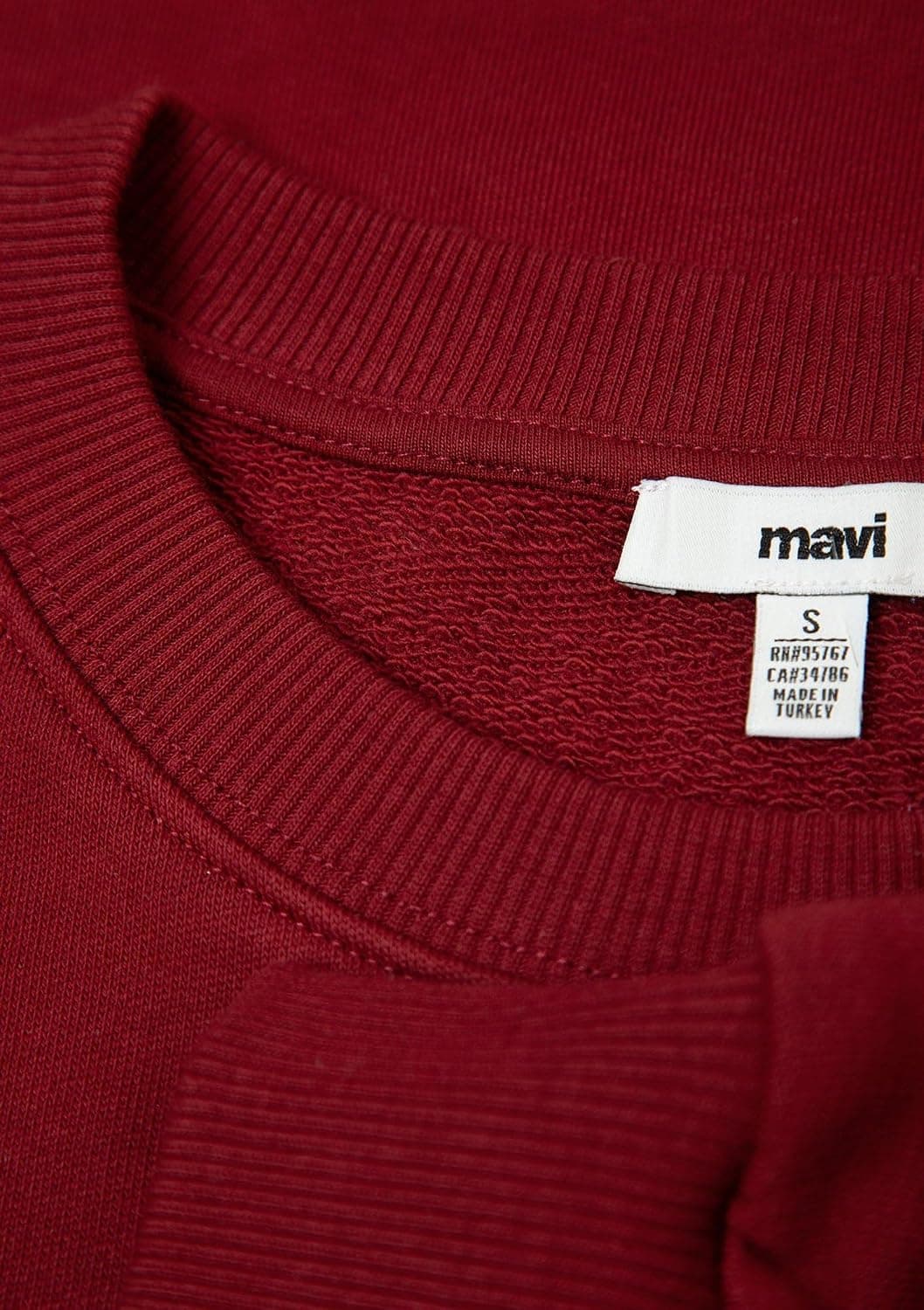 سویشرت زنانه Mavi زرشکی ساده مدل 1S10567-85347 سویشرت زنانه Mavi زرشکی ساده مدل 1S10567-85347