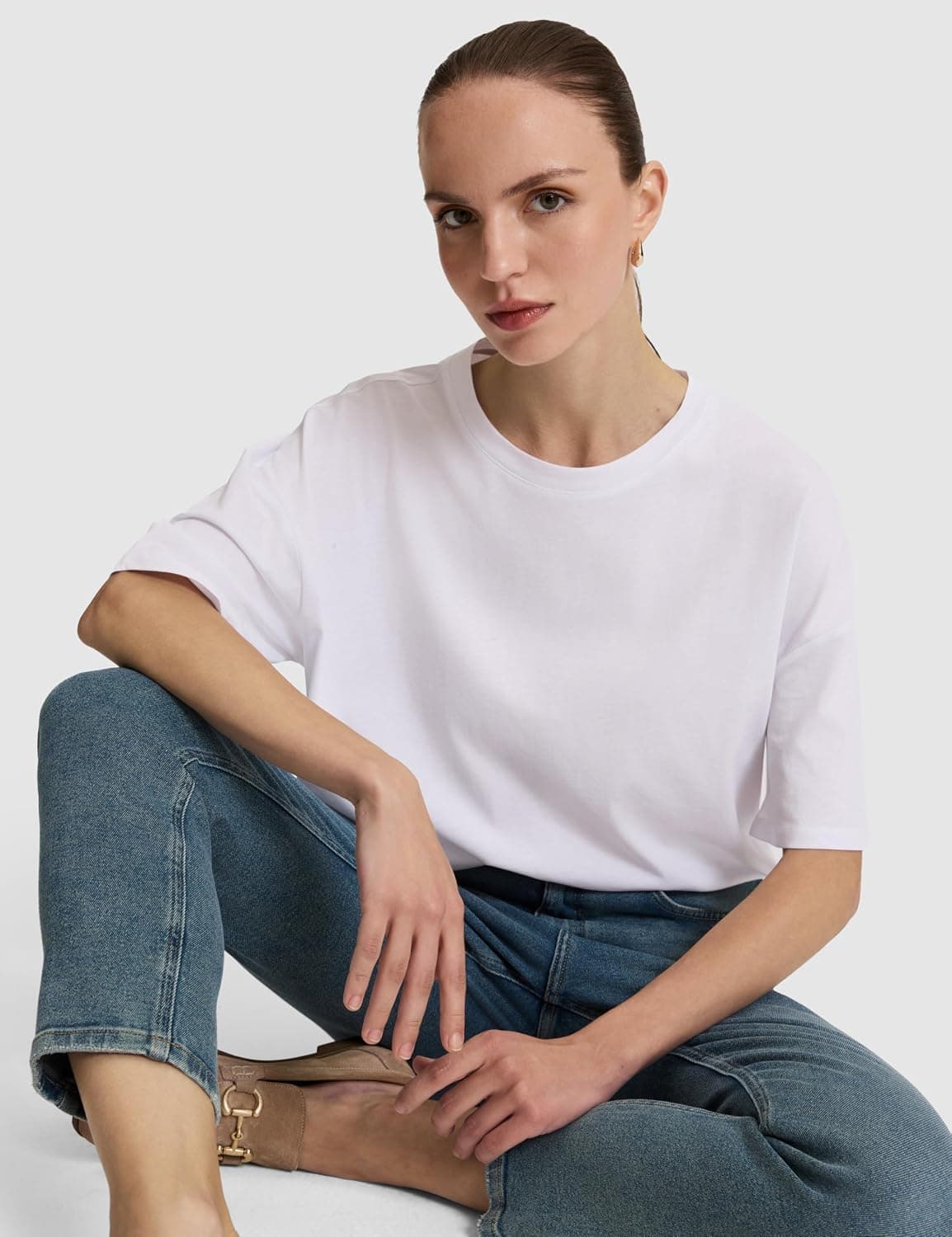تیشرت زنانه Pierre Cardin سفید مدل 50325455-VR013 تیشرت زنانه Pierre Cardin سفید مدل 50325455-VR013